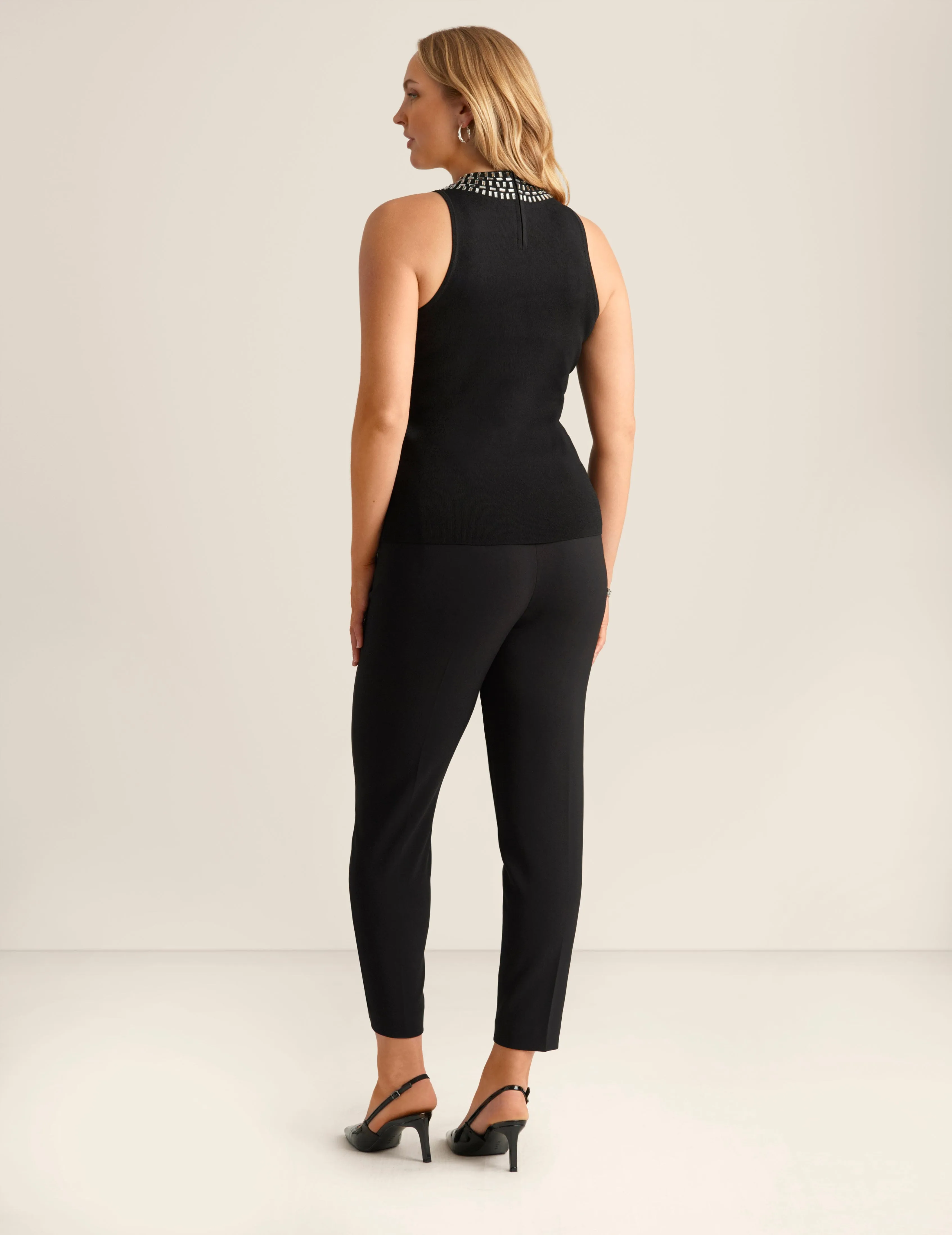 Sleeveless Tank With Embellishment sold by Anne Klein product image thumbnail 2