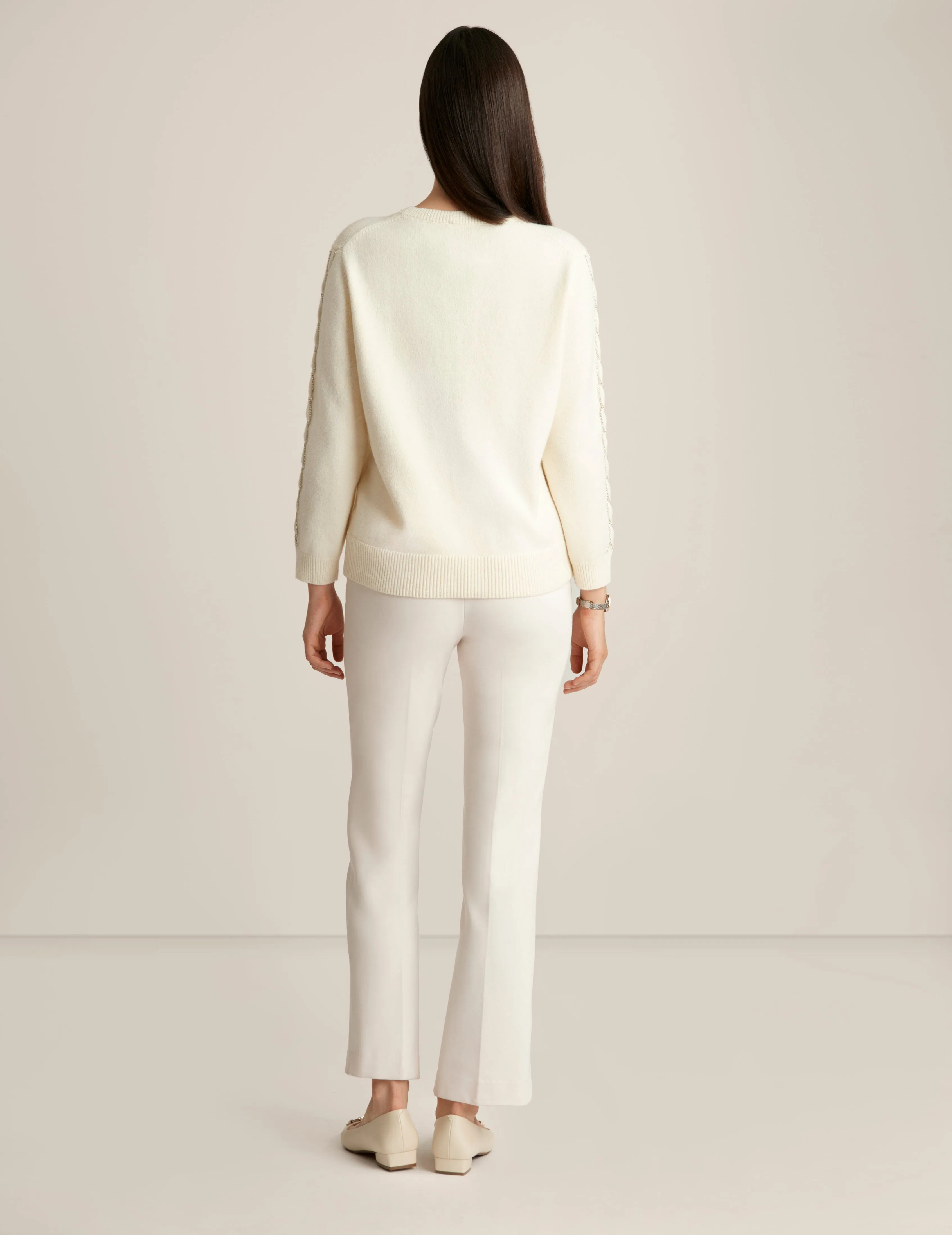 Cable Overarm Pullover sold by Anne Klein product image thumbnail 3