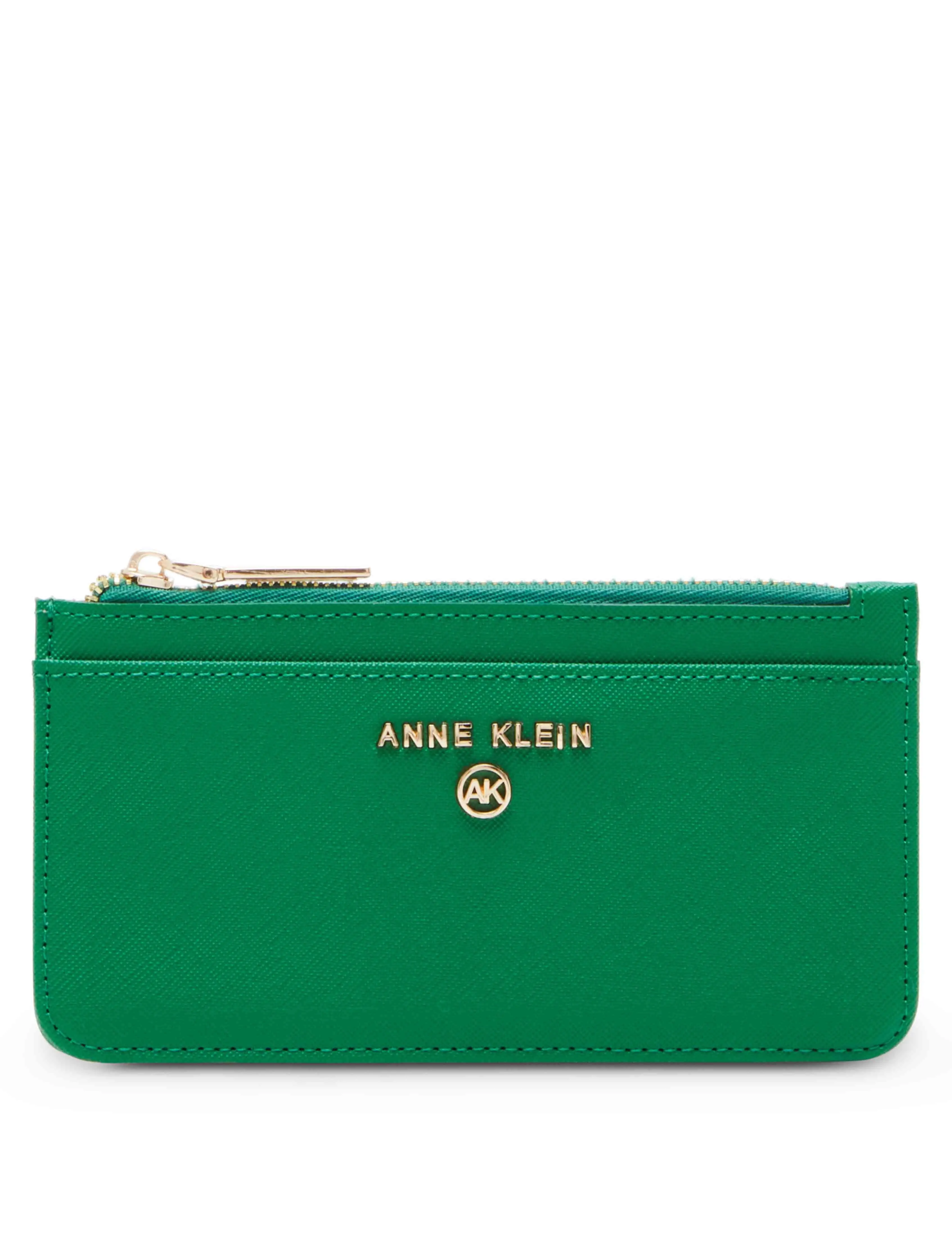 Logo Top Zip Pouch sold by Anne Klein