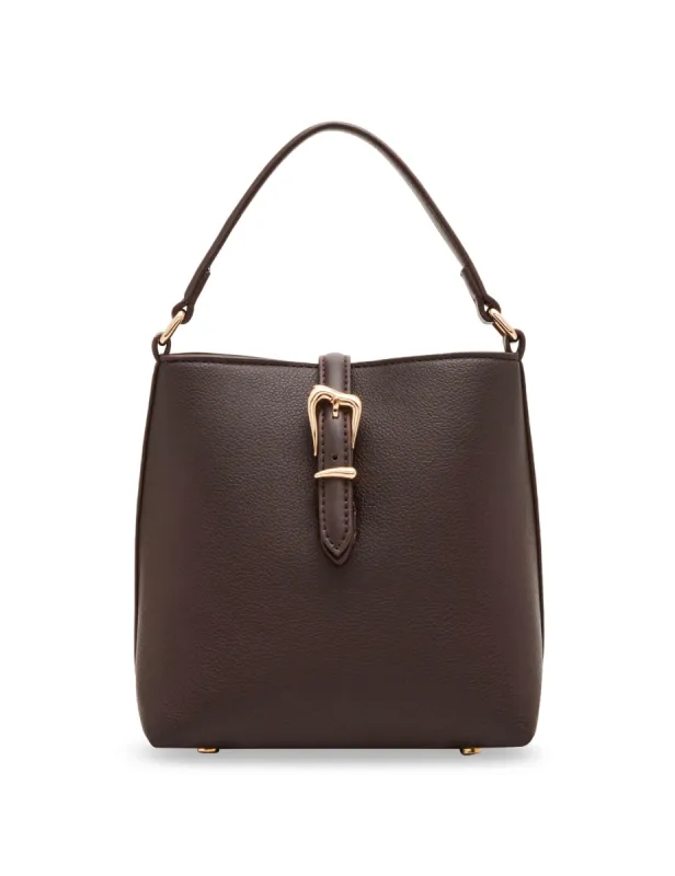 Sculpted Buckle Bucket Bag sold by Anne Klein