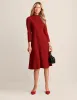 Embellished Mock Neck Dress sold by Anne Klein