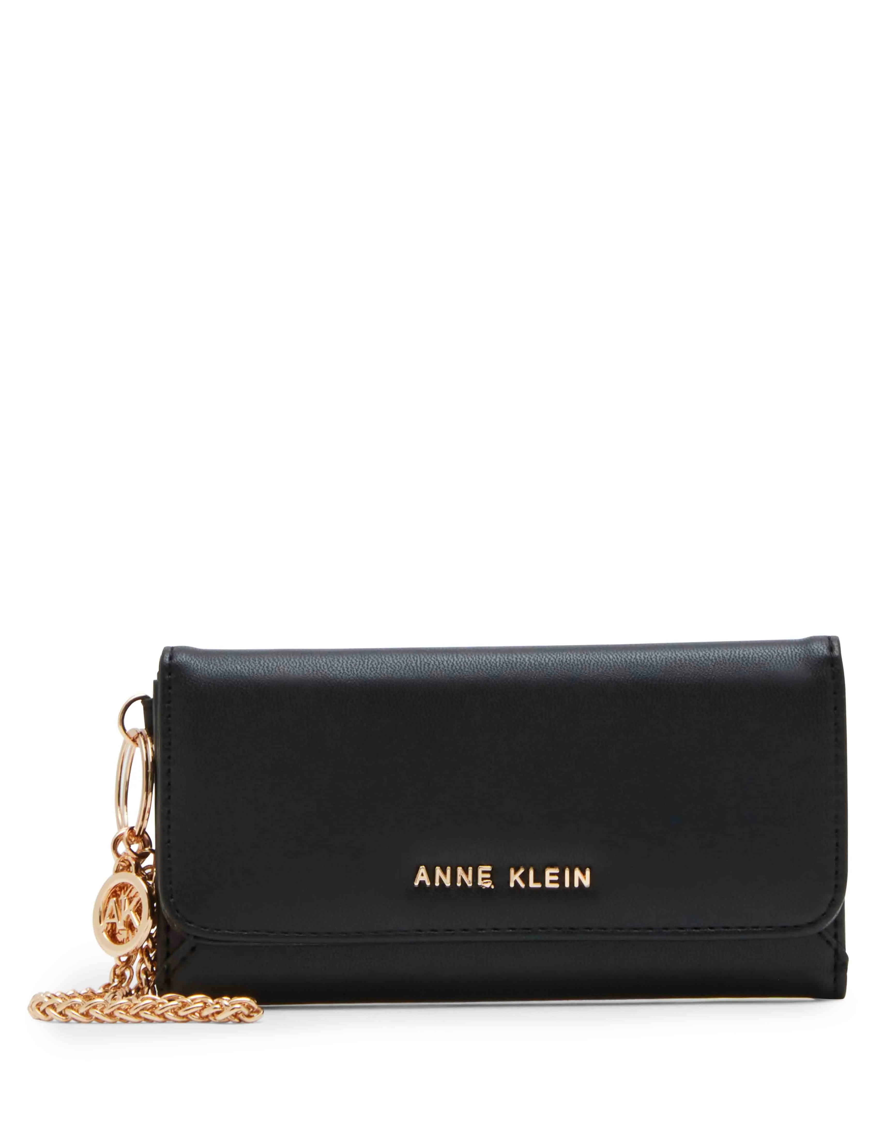 EW Flap Wristlet With Branded Charms sold by Anne Klein