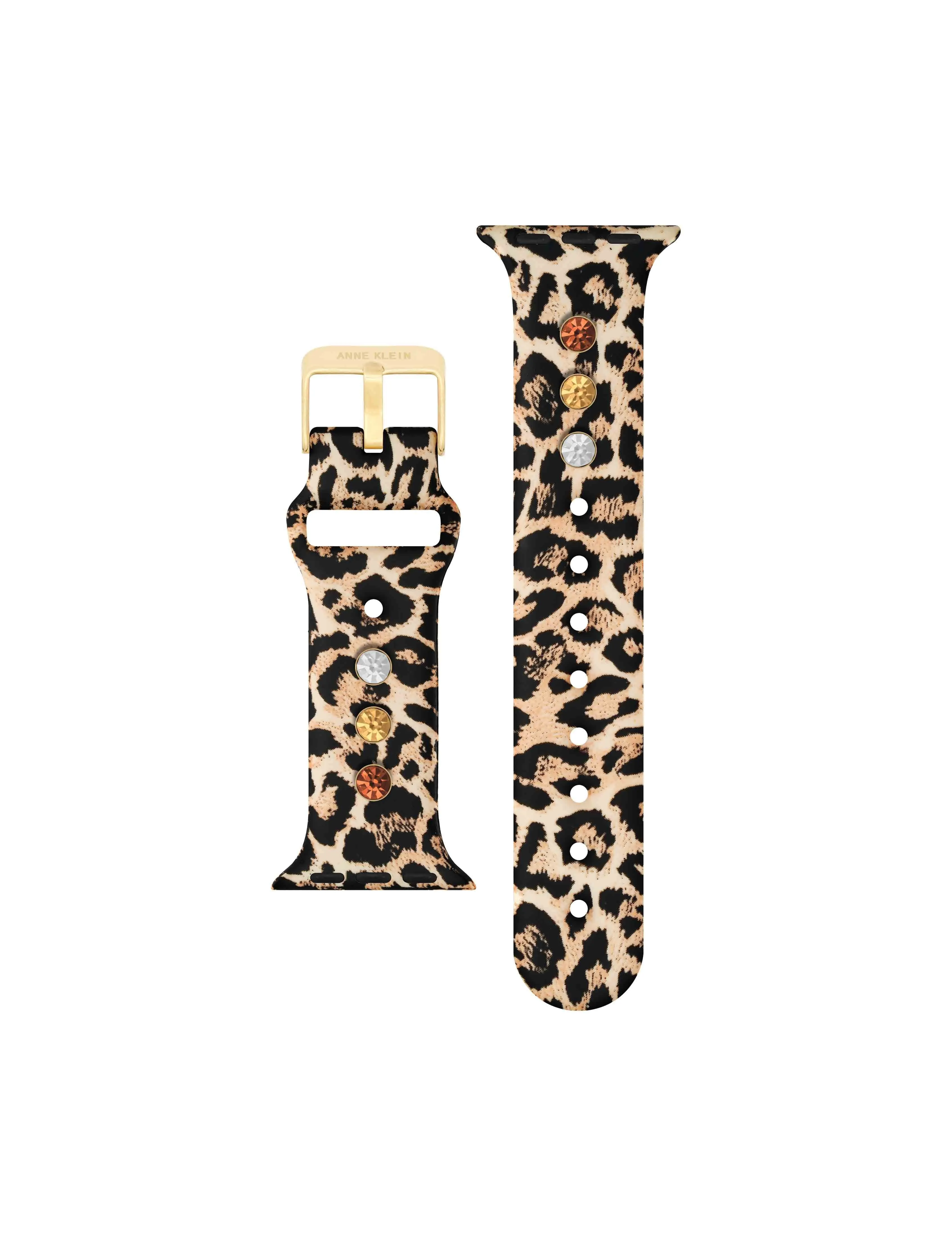 Silicone Band for Apple Watch® with Crystal Charms sold by Anne Klein product image thumbnail 3