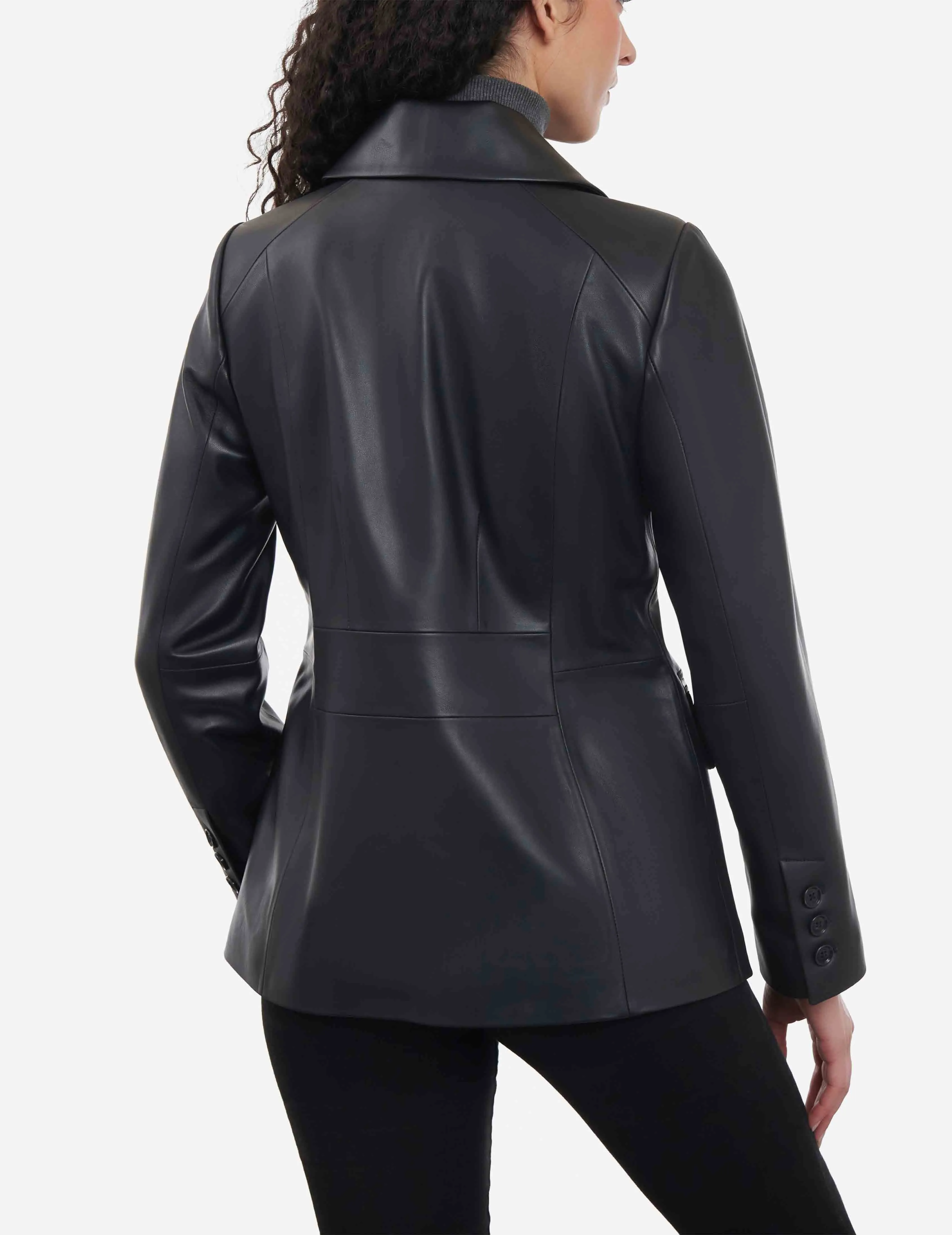 Leather Blazer sold by Anne Klein product image thumbnail 2