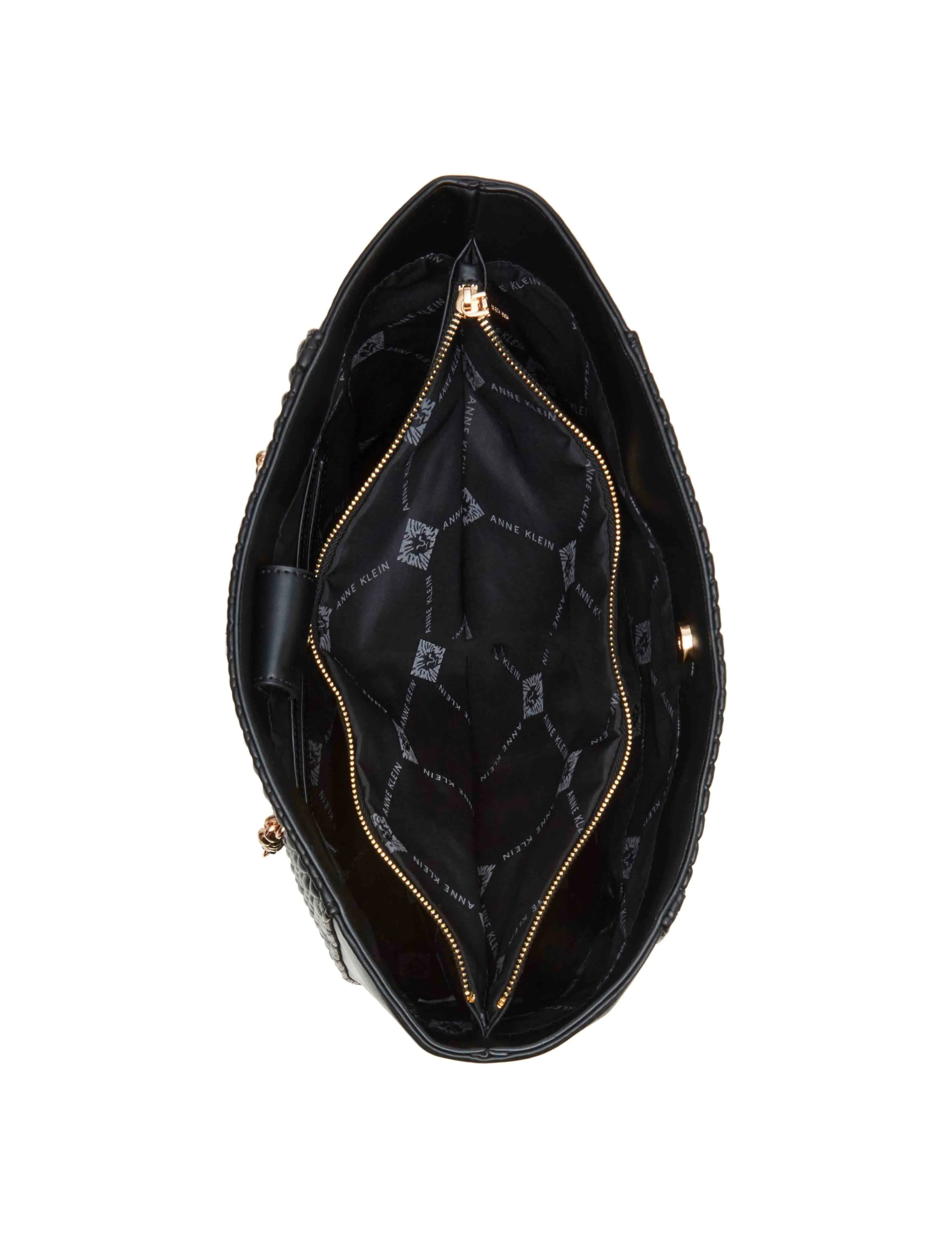 Medium Ruched Tote With Chain Straps sold by Anne Klein product image thumbnail 2