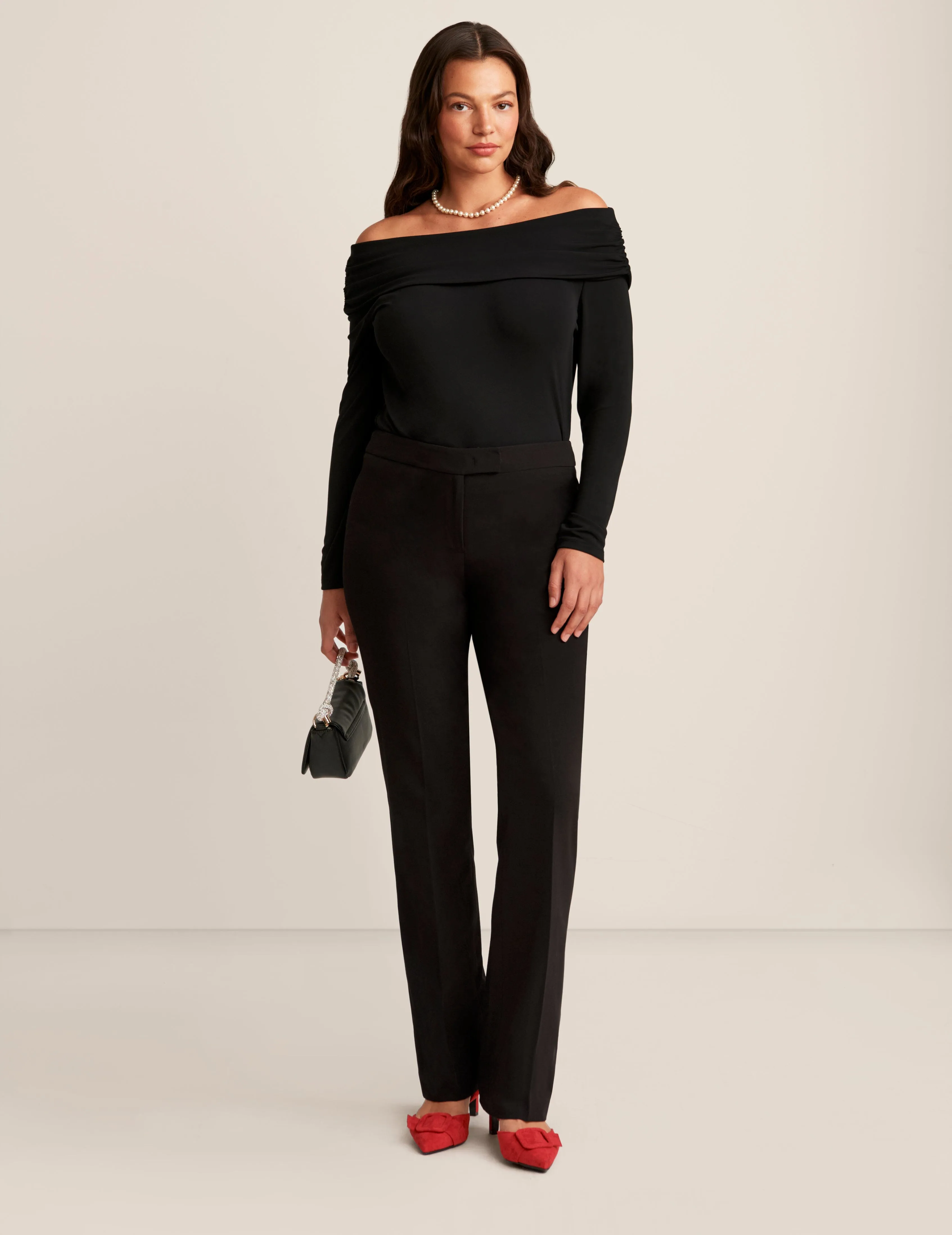 Off the Shoulder Top sold by Anne Klein