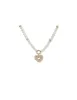 Heart Motif Pendant - Gold/Pearl sold by Anne Klein