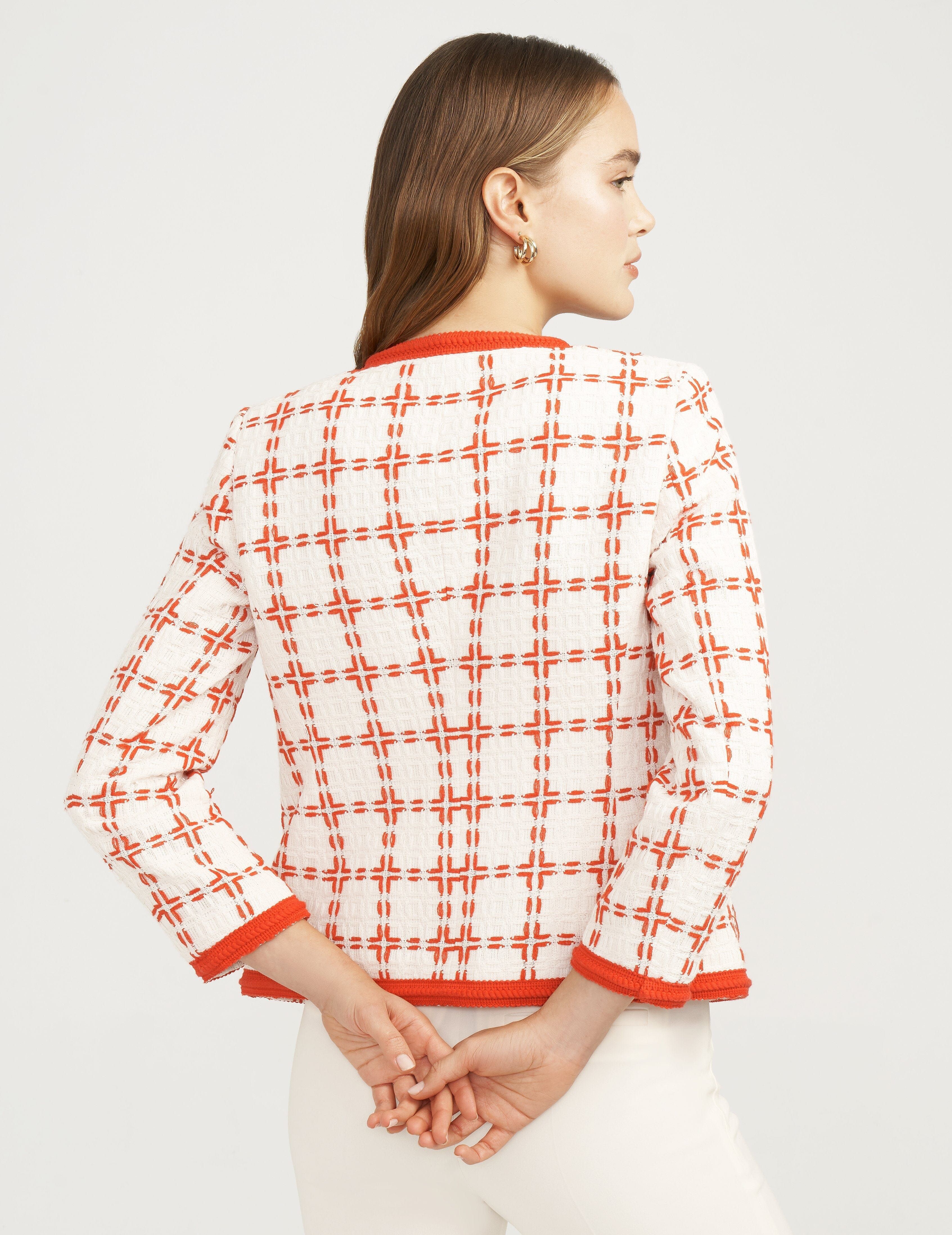 Windowpane Tweed Jacket- Clearance sold by Anne Klein product image thumbnail 5