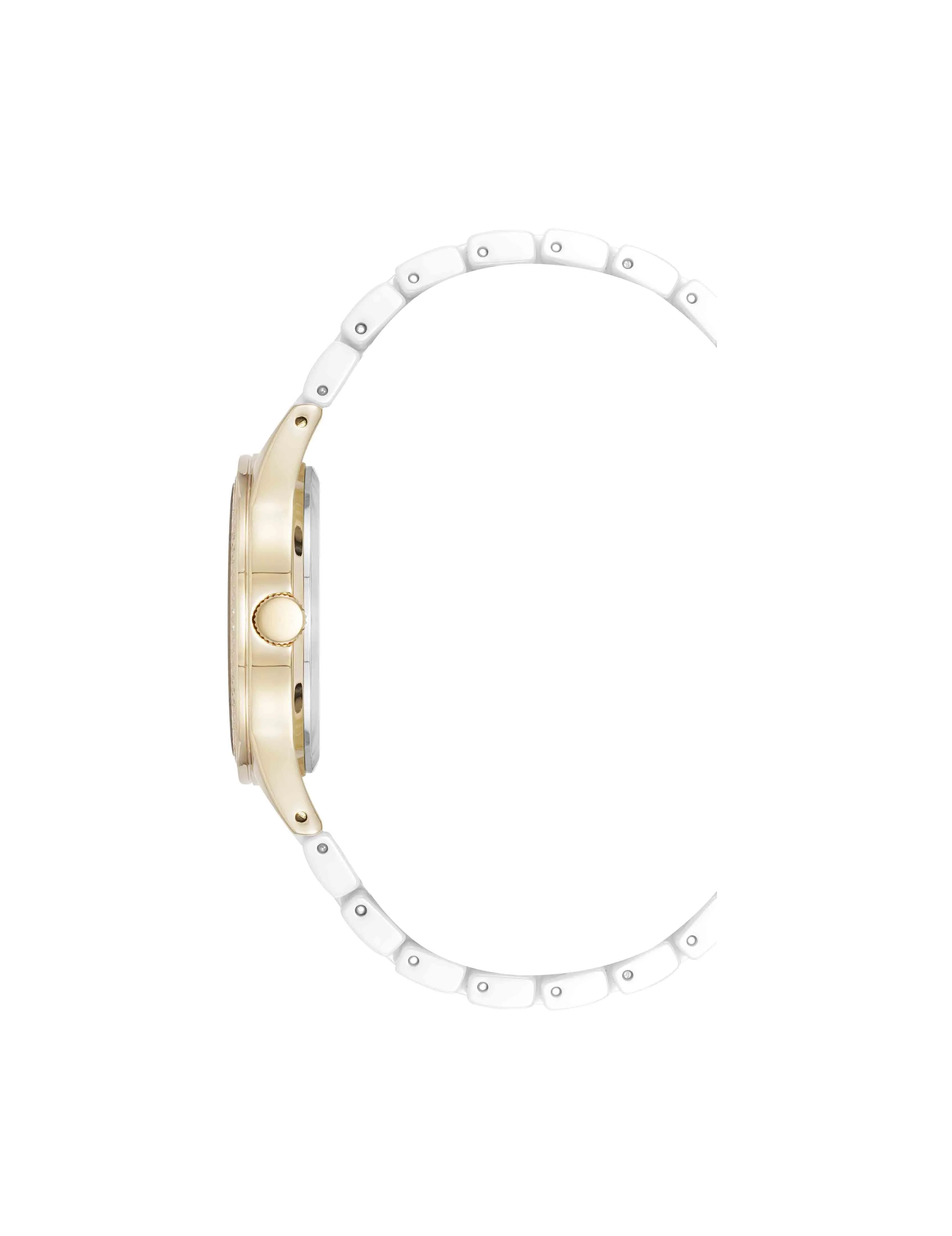 Ceramic Bracelet Floral Dial Watch sold by Anne Klein product image thumbnail 2