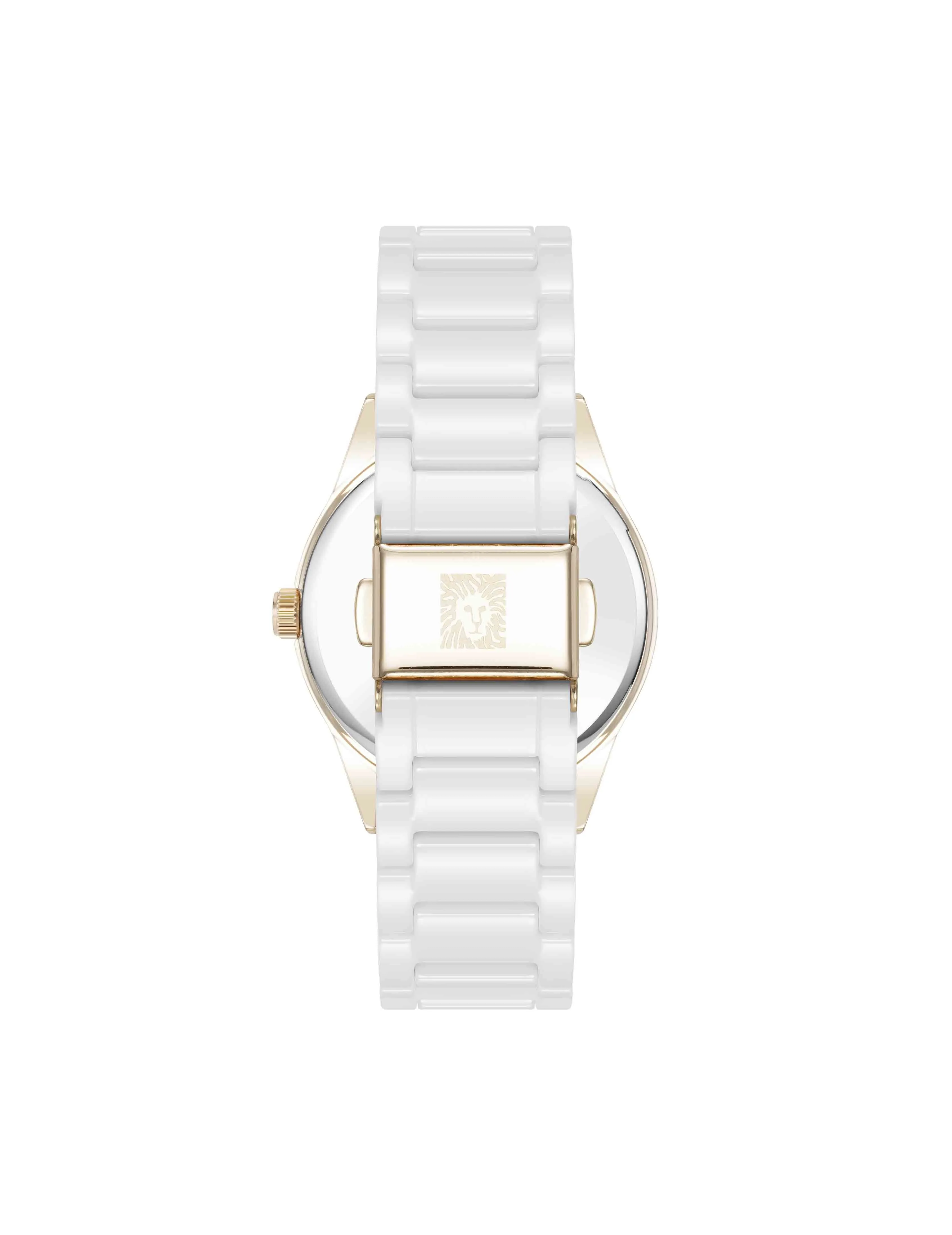 Ceramic Bracelet Floral Dial Watch sold by Anne Klein product image thumbnail 3
