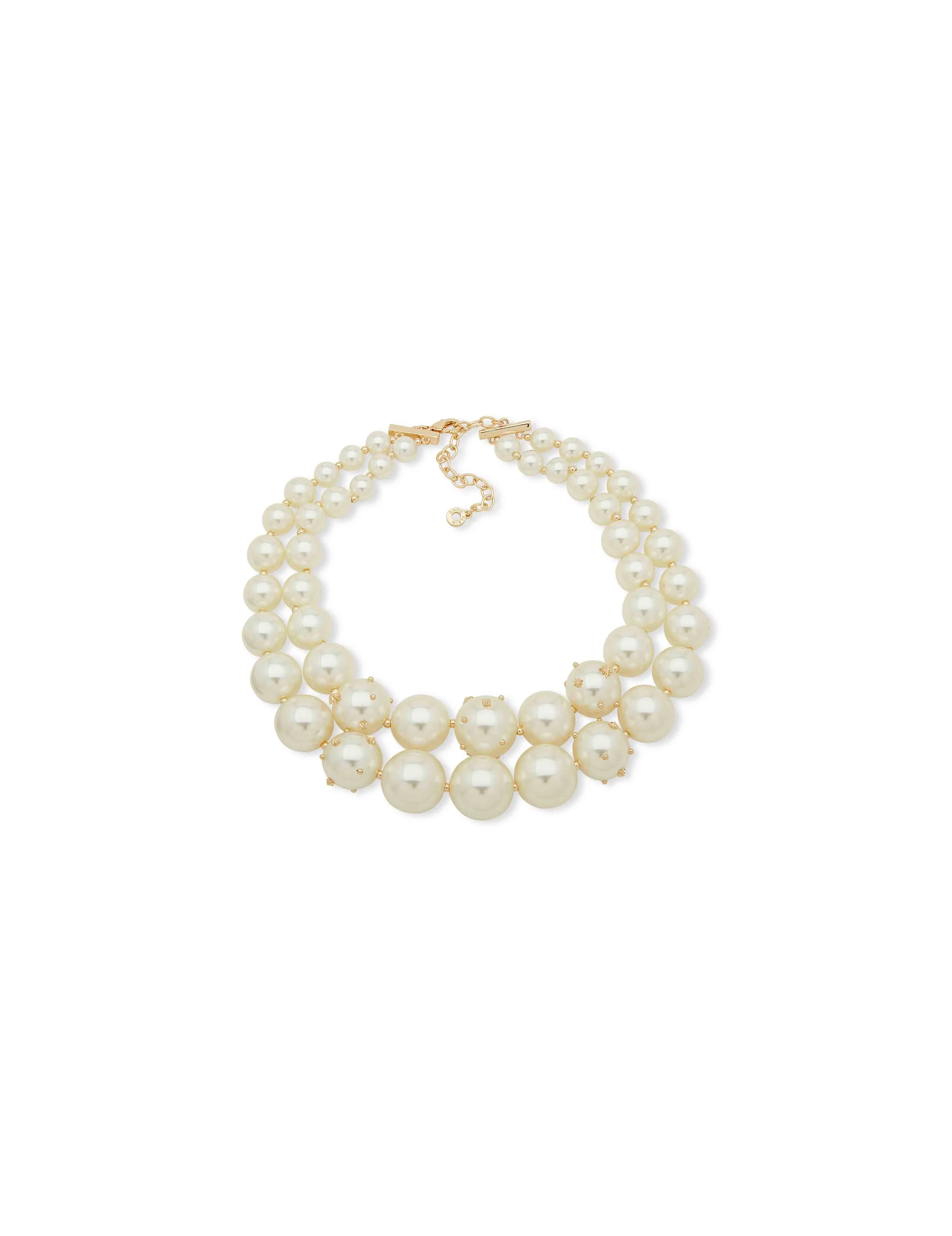 Chunky Pearl Torsade Necklace sold by Anne Klein