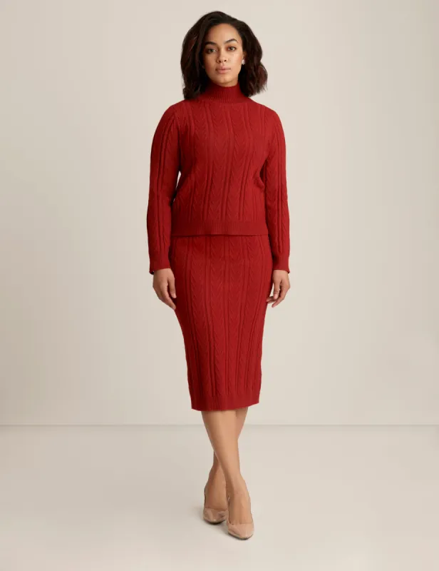 Chevron Stitch Sweater sold by Anne Klein