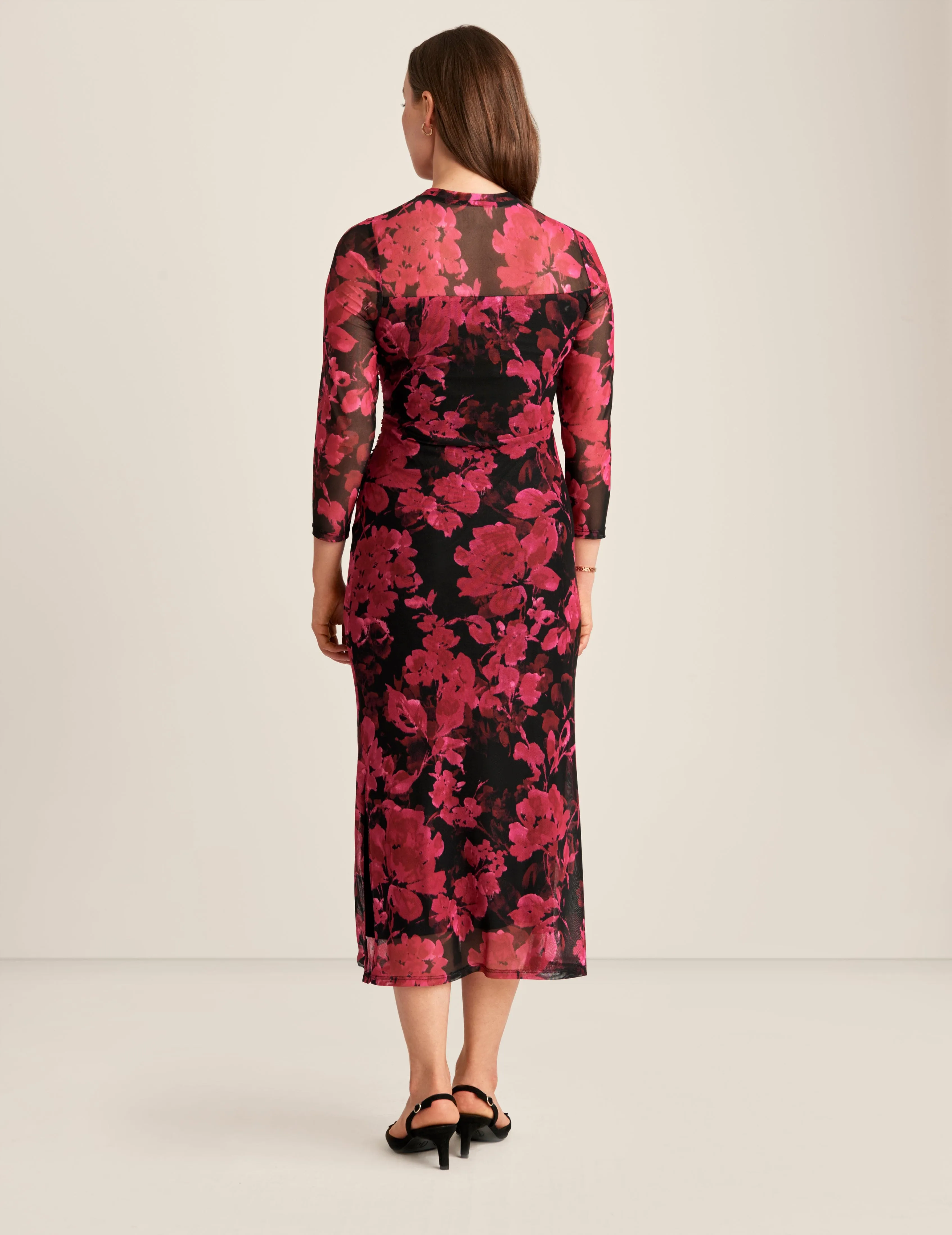 Side Ruched Midi Dress sold by Anne Klein product image thumbnail 2