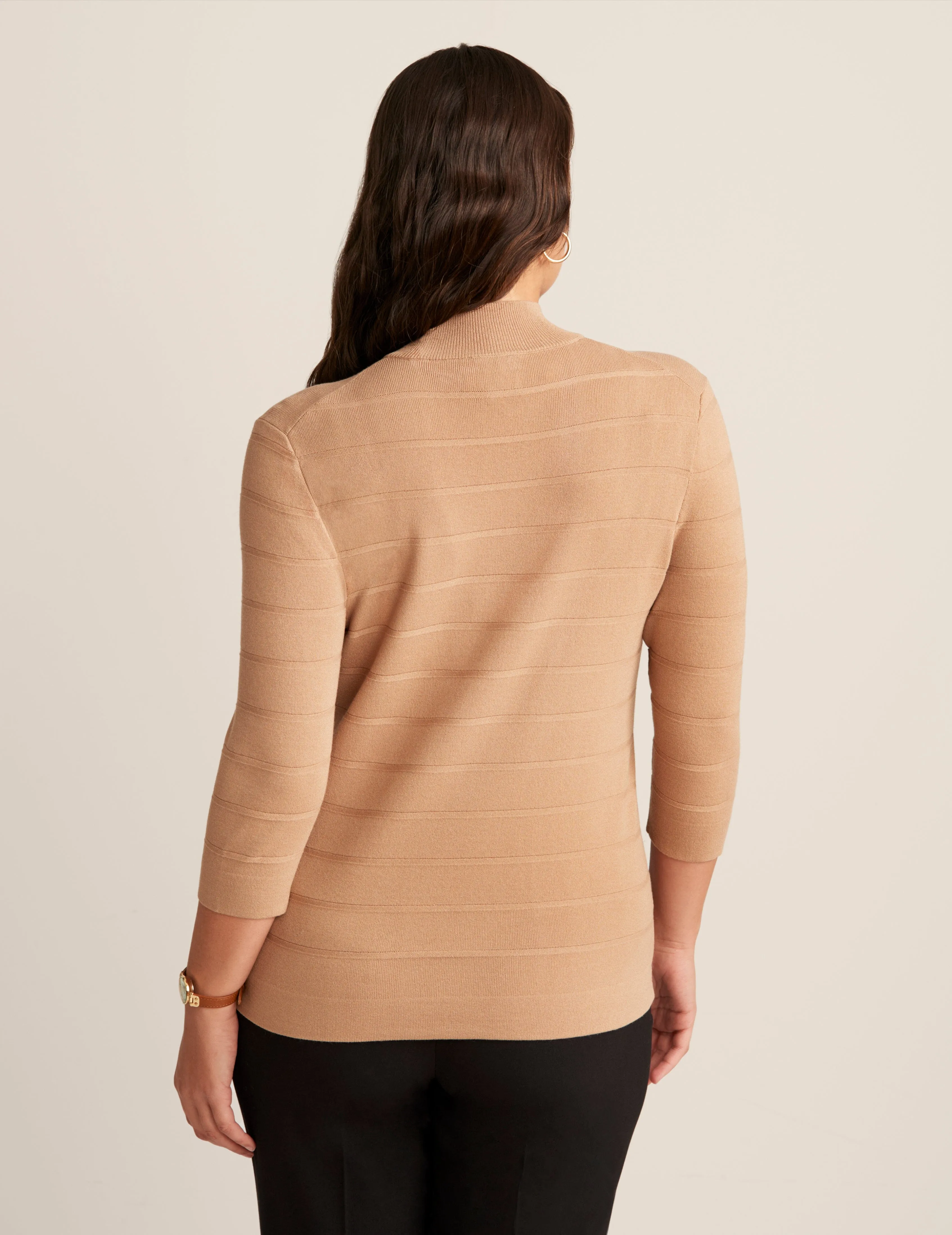 Mock Neck Sweater sold by Anne Klein product image thumbnail 2