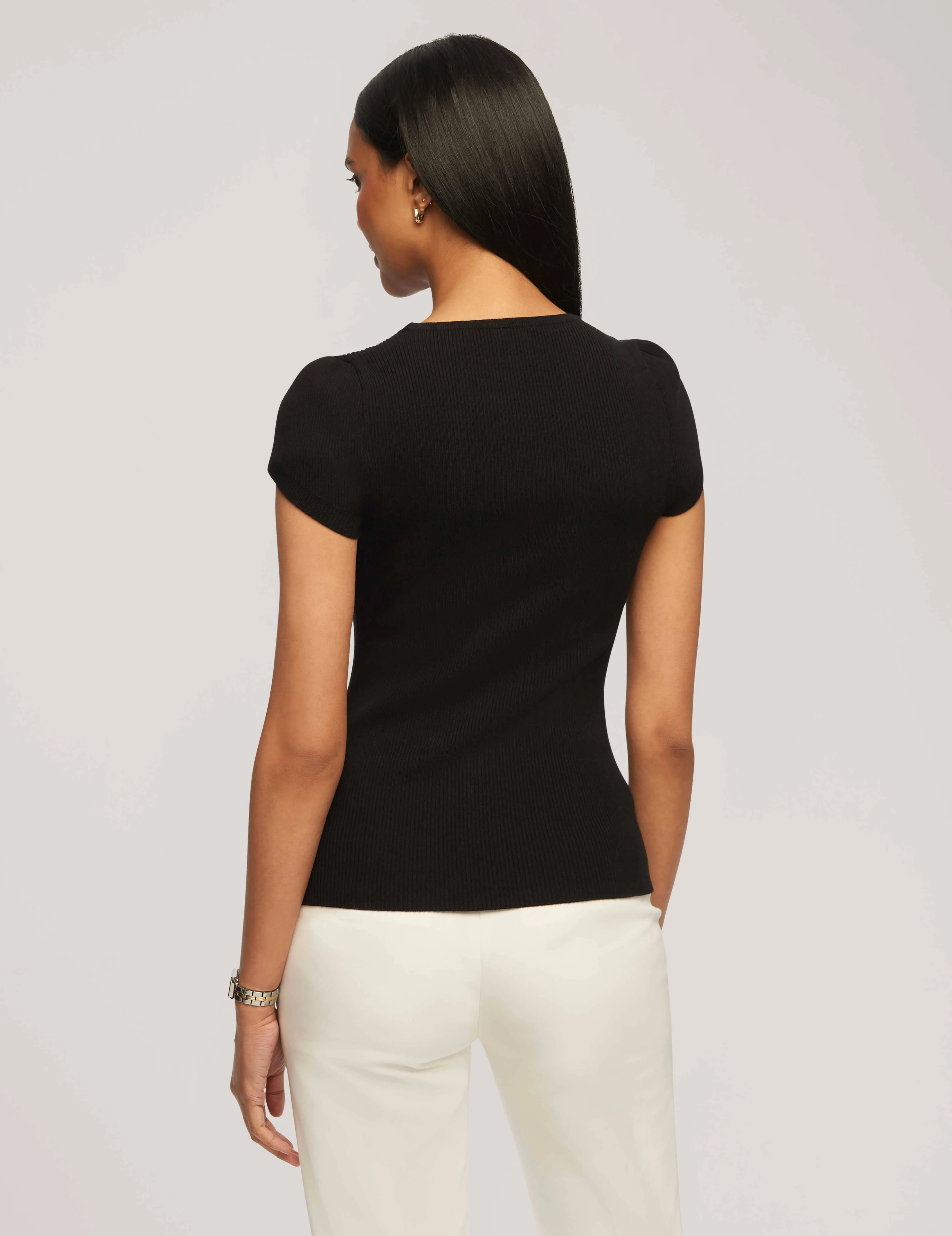 Tulip Sleeve Sweater - Sale sold by Anne Klein product image thumbnail 2