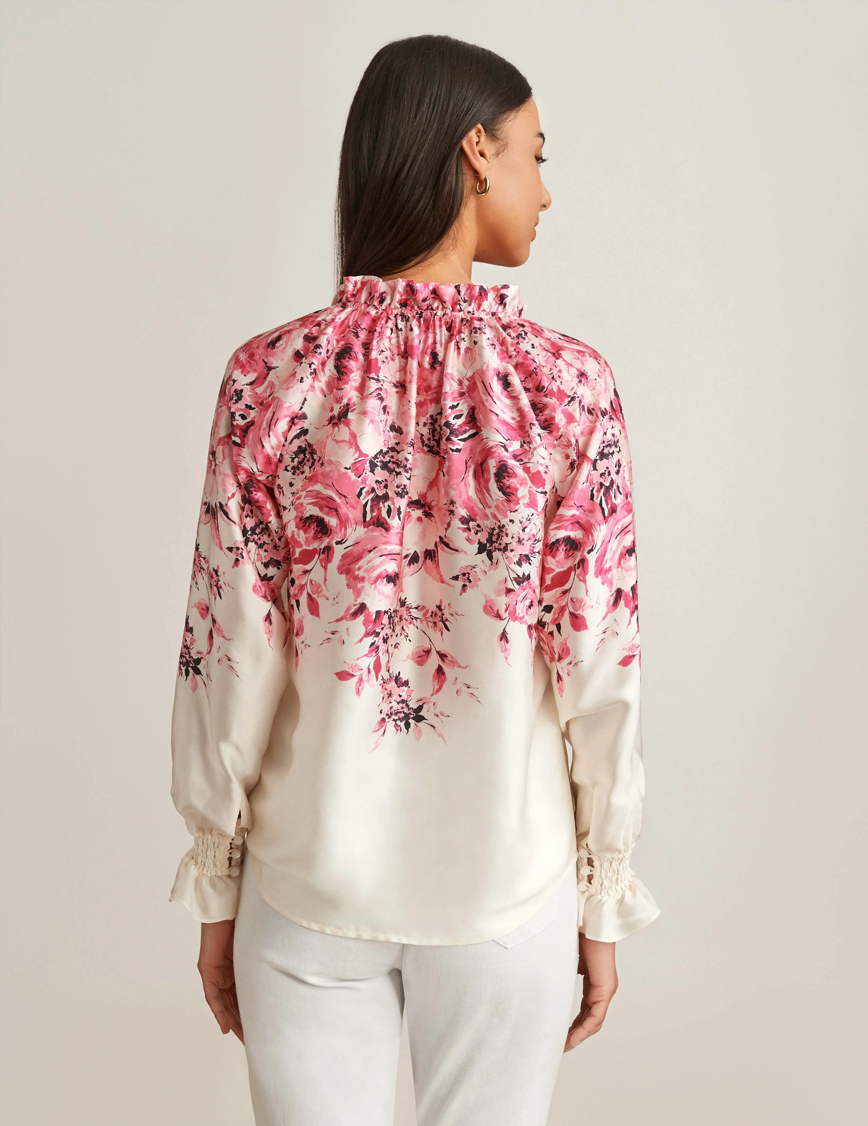 Ruffle Neck Blouse With Buttons - Sale sold by Anne Klein product image thumbnail 2