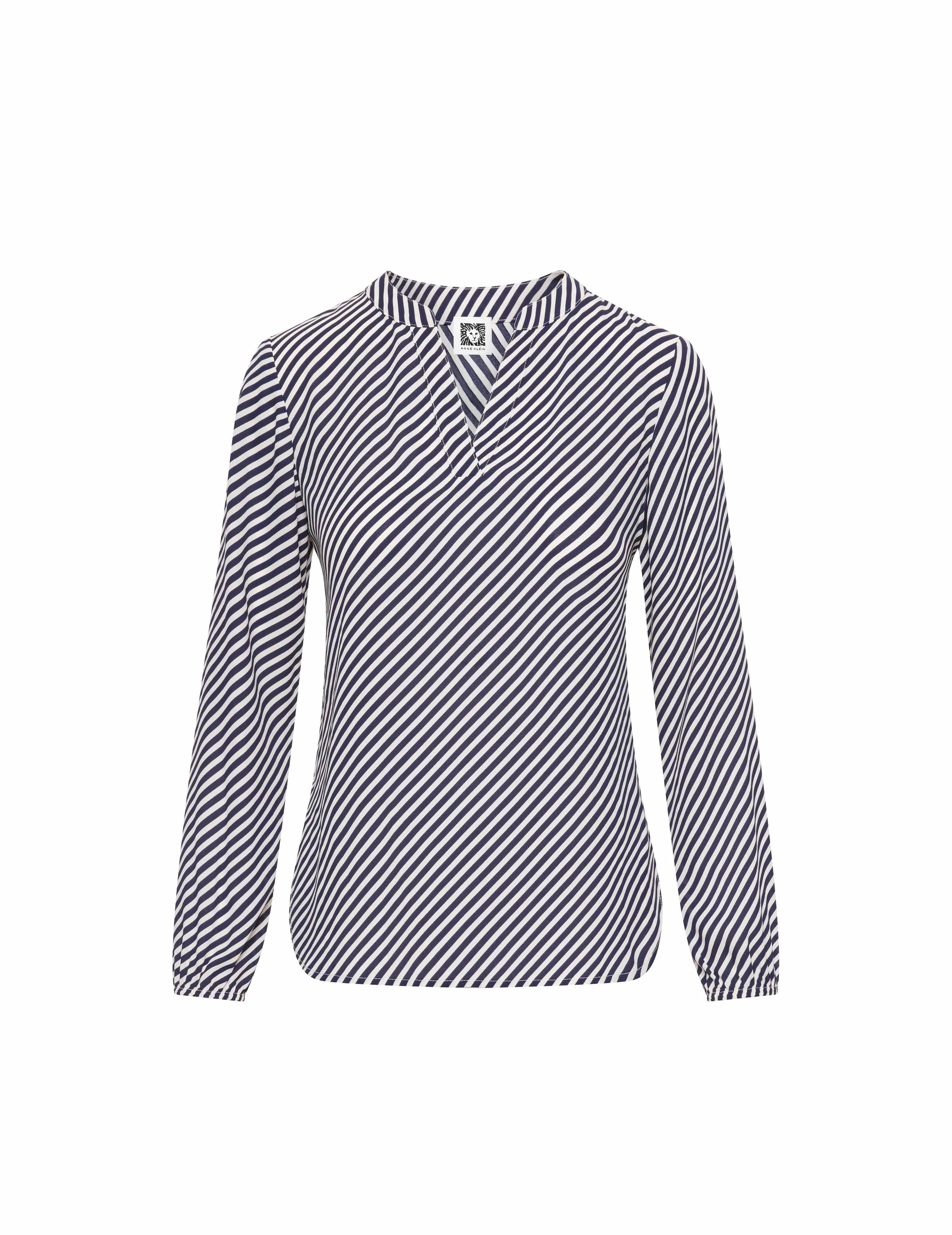 Split Neck High Low Blouse - Sale sold by Anne Klein