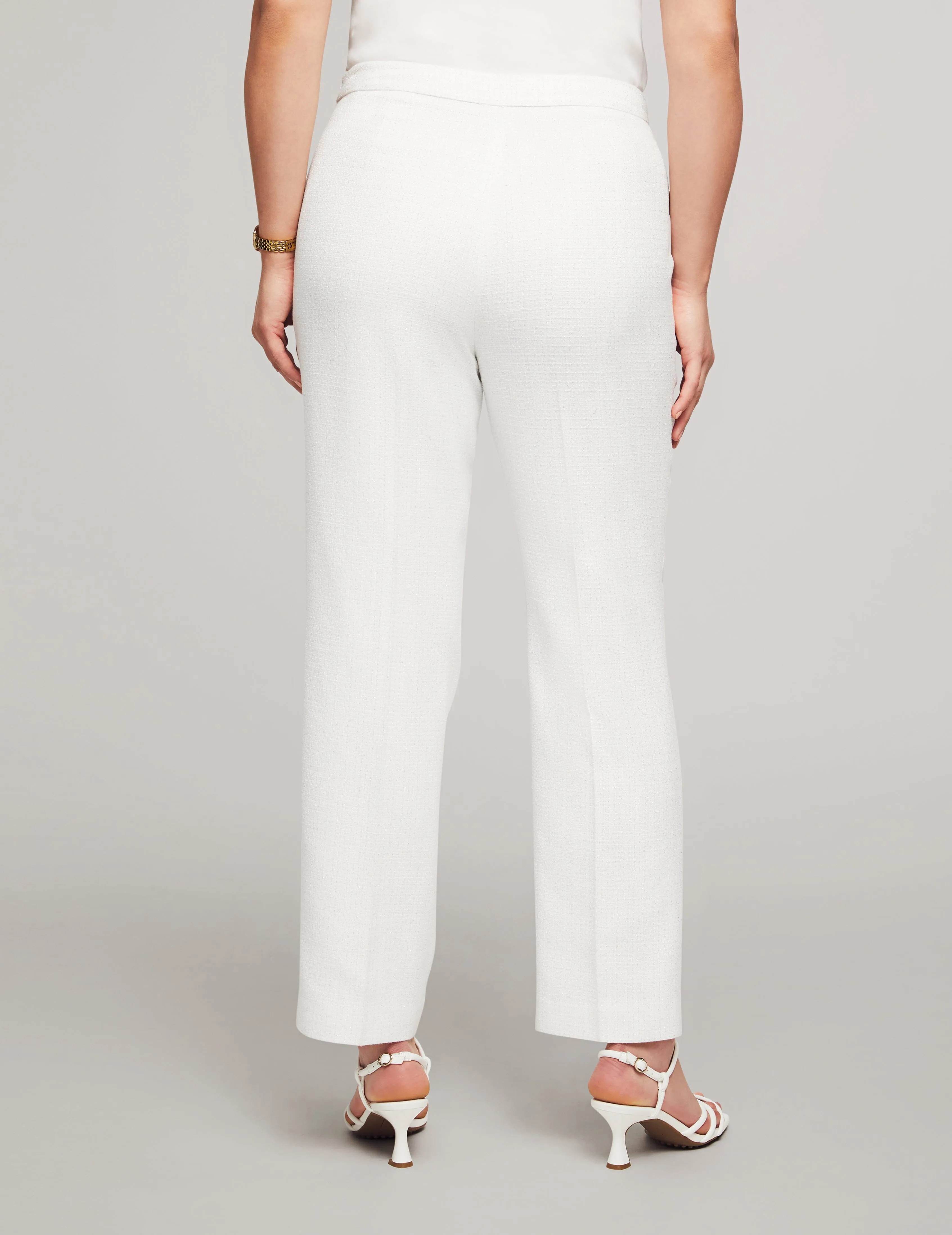 Metallic Tweed Side Zip Pant - Sale sold by Anne Klein product image thumbnail 2