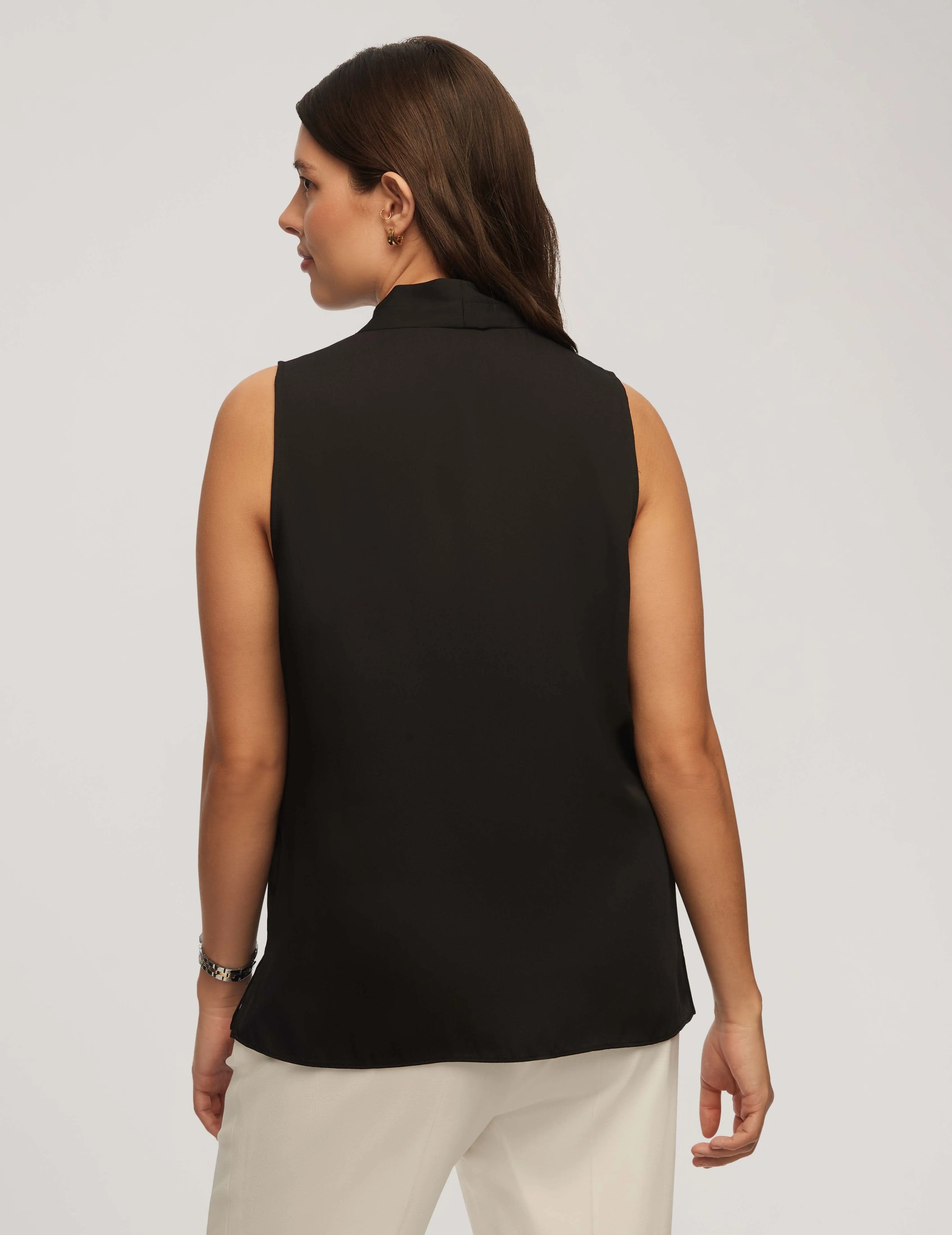 Sleeveless Pleated Shoulder Blouse - Sale sold by Anne Klein product image thumbnail 2