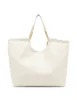 Medium stitched quilted tote with chain strap sold by Anne Klein