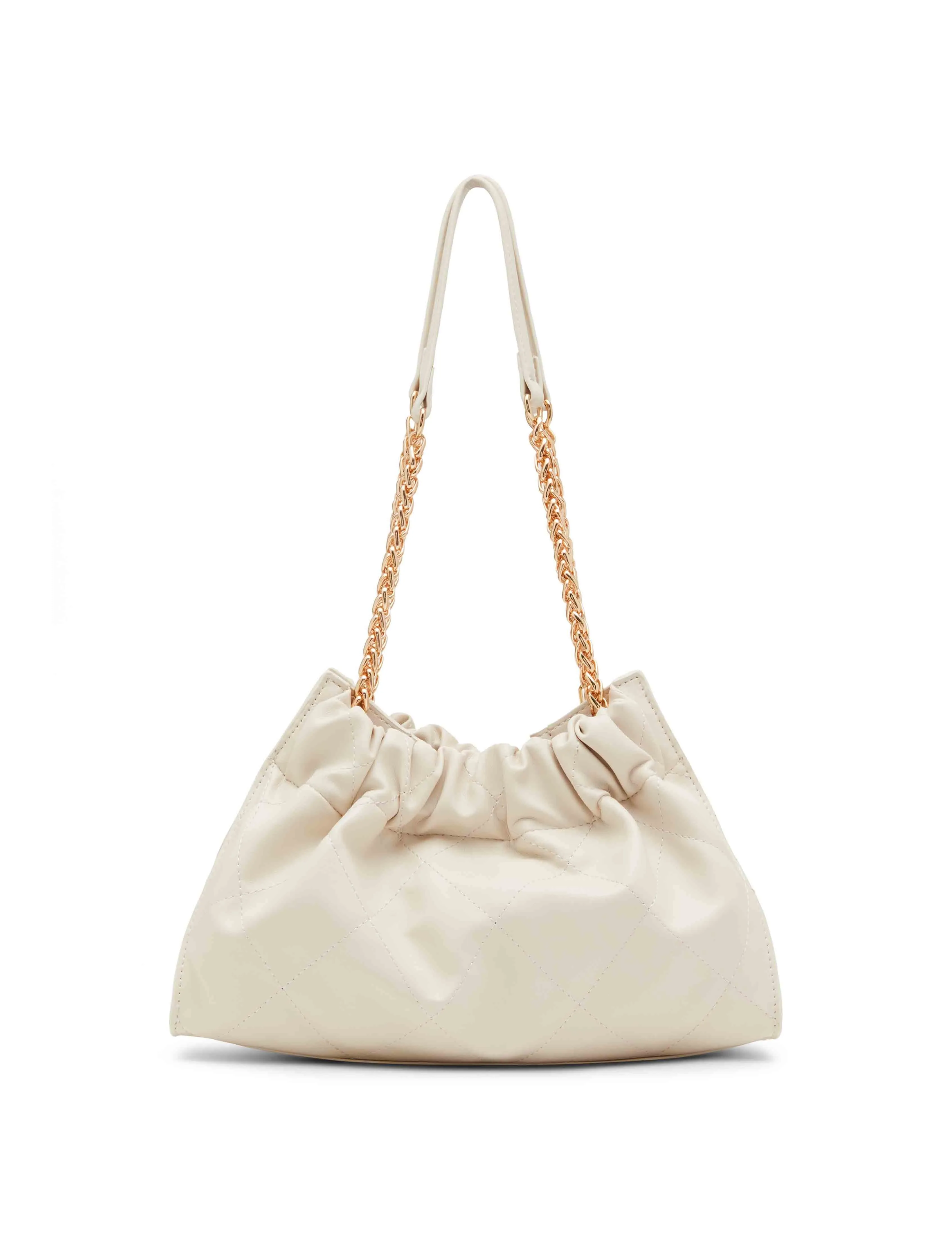 Quilted stitched Cinched closure satchel sold by Anne Klein product image thumbnail 5