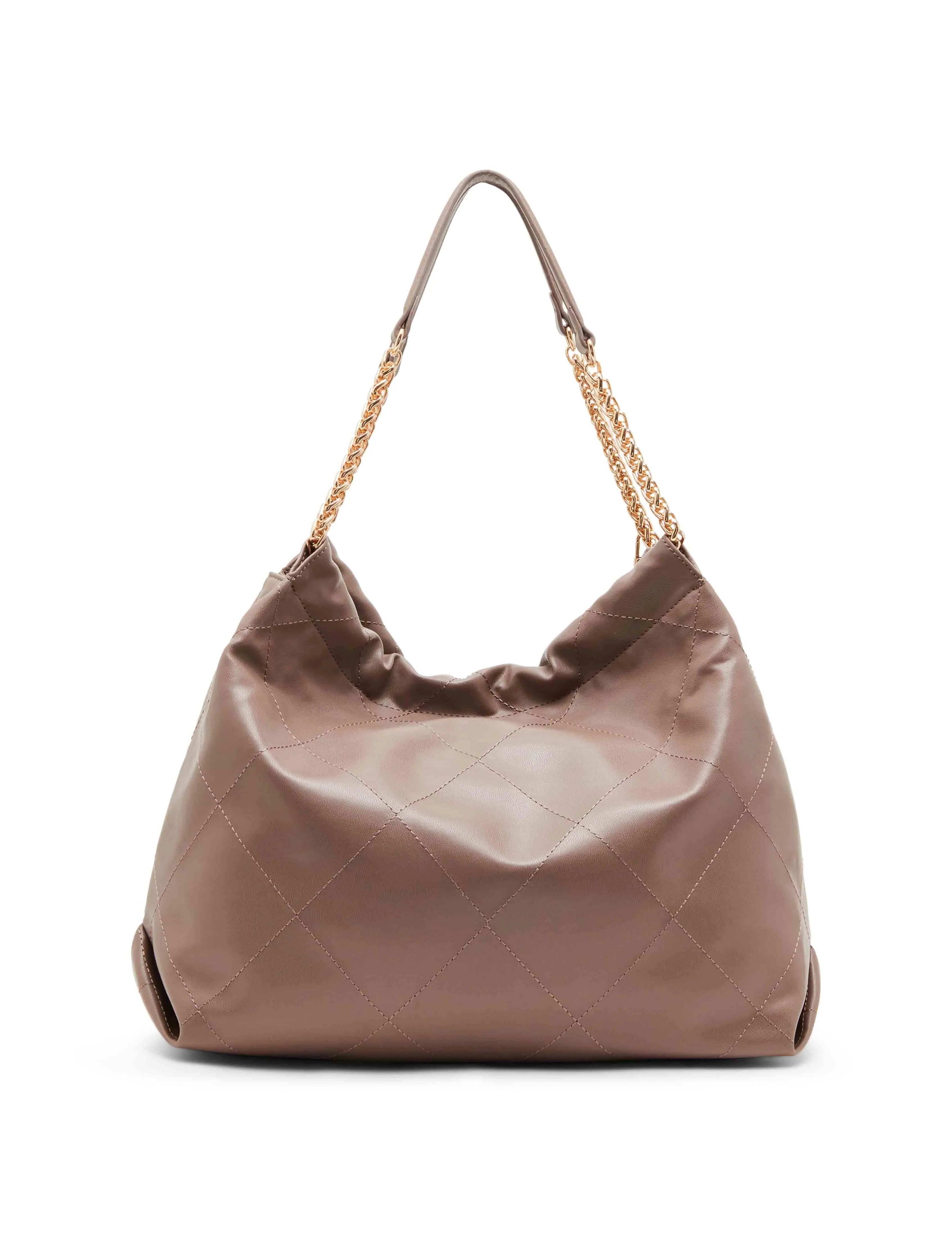 Soft stitched quilted hobo with chain strap sold by Anne Klein product image thumbnail 5