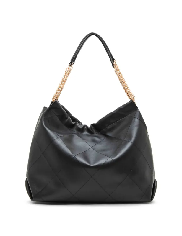 Soft stitched quilted hobo with chain strap sold by Anne Klein