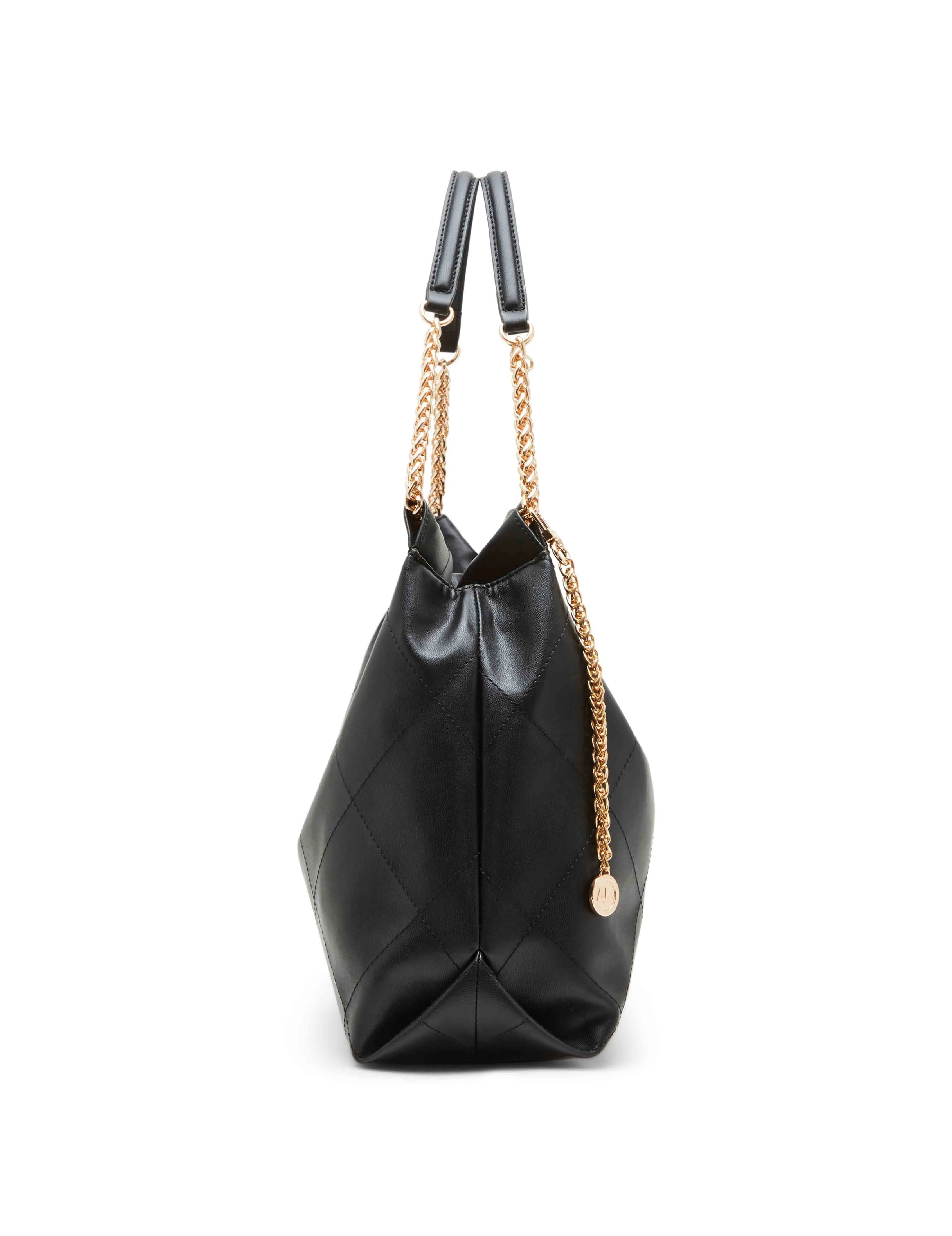 Soft stitched quilted hobo with chain strap sold by Anne Klein product image thumbnail 4