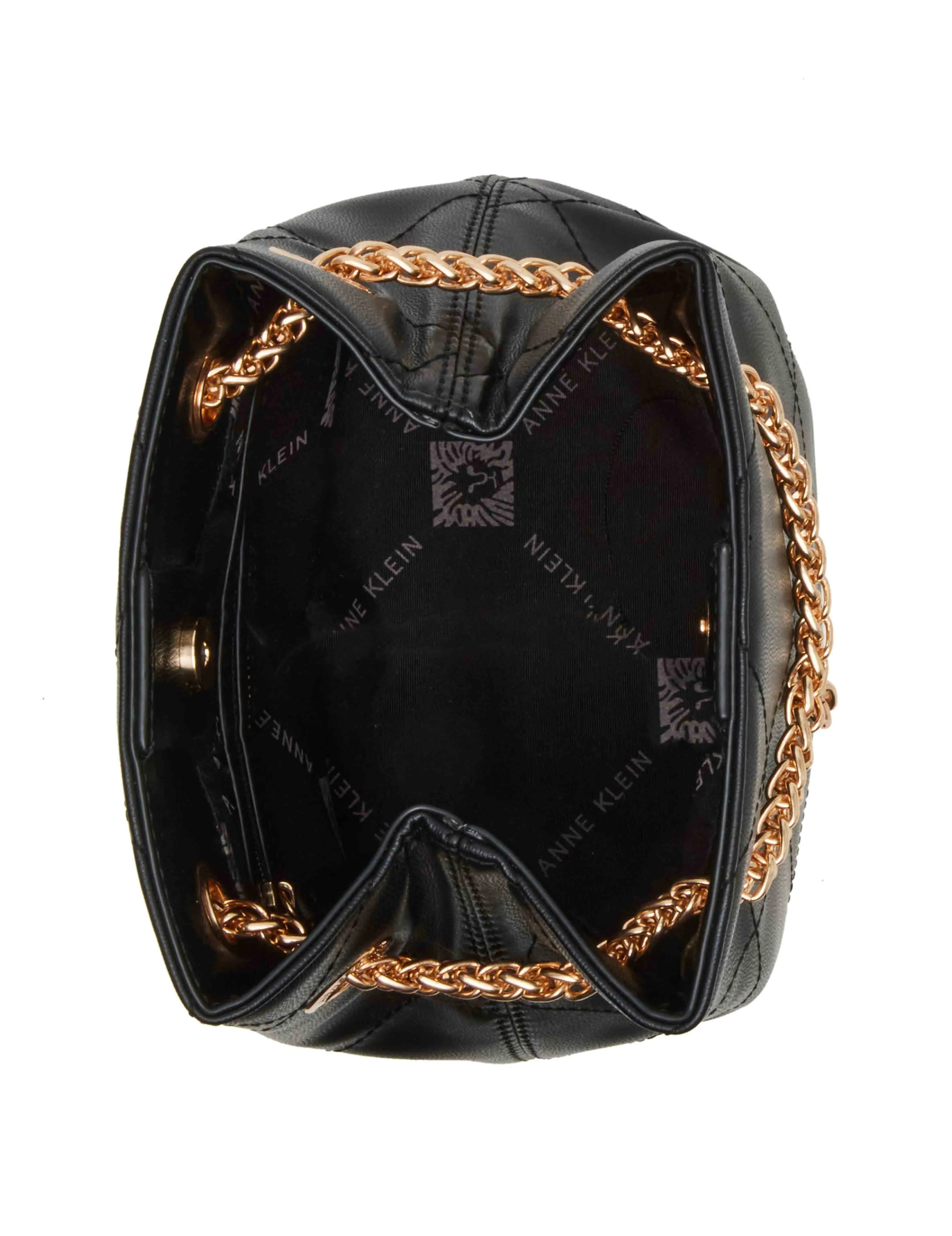 Mini stitched quilted bucket sold by Anne Klein product image thumbnail 3