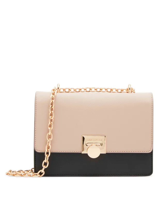 Convertible Flap Shoulder Bag with Flip lock sold by Anne Klein