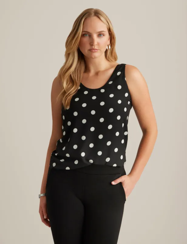 Scoop Neck Tank sold by Anne Klein