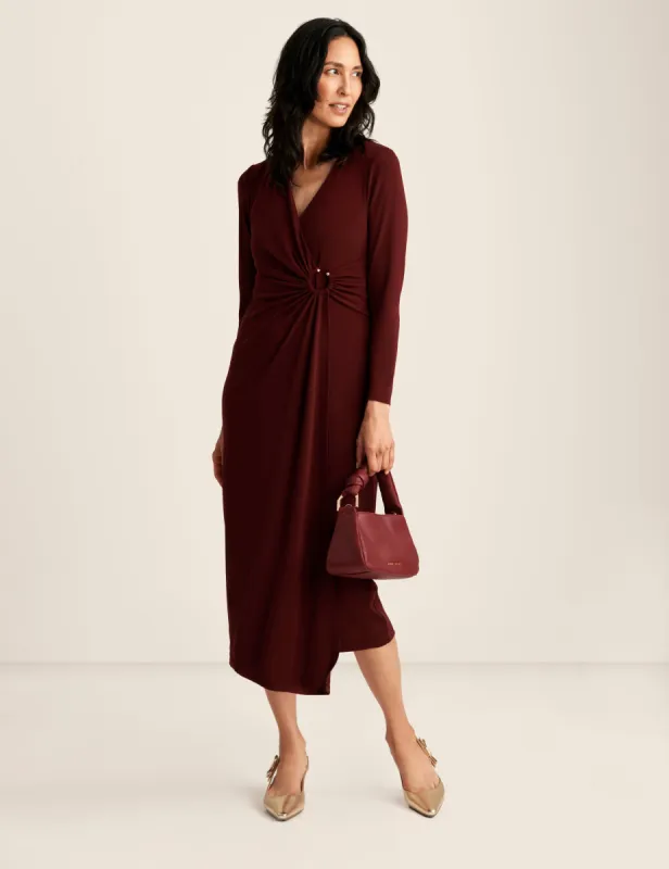 Shirred O Ring Midi Dress - Sale sold by Anne Klein