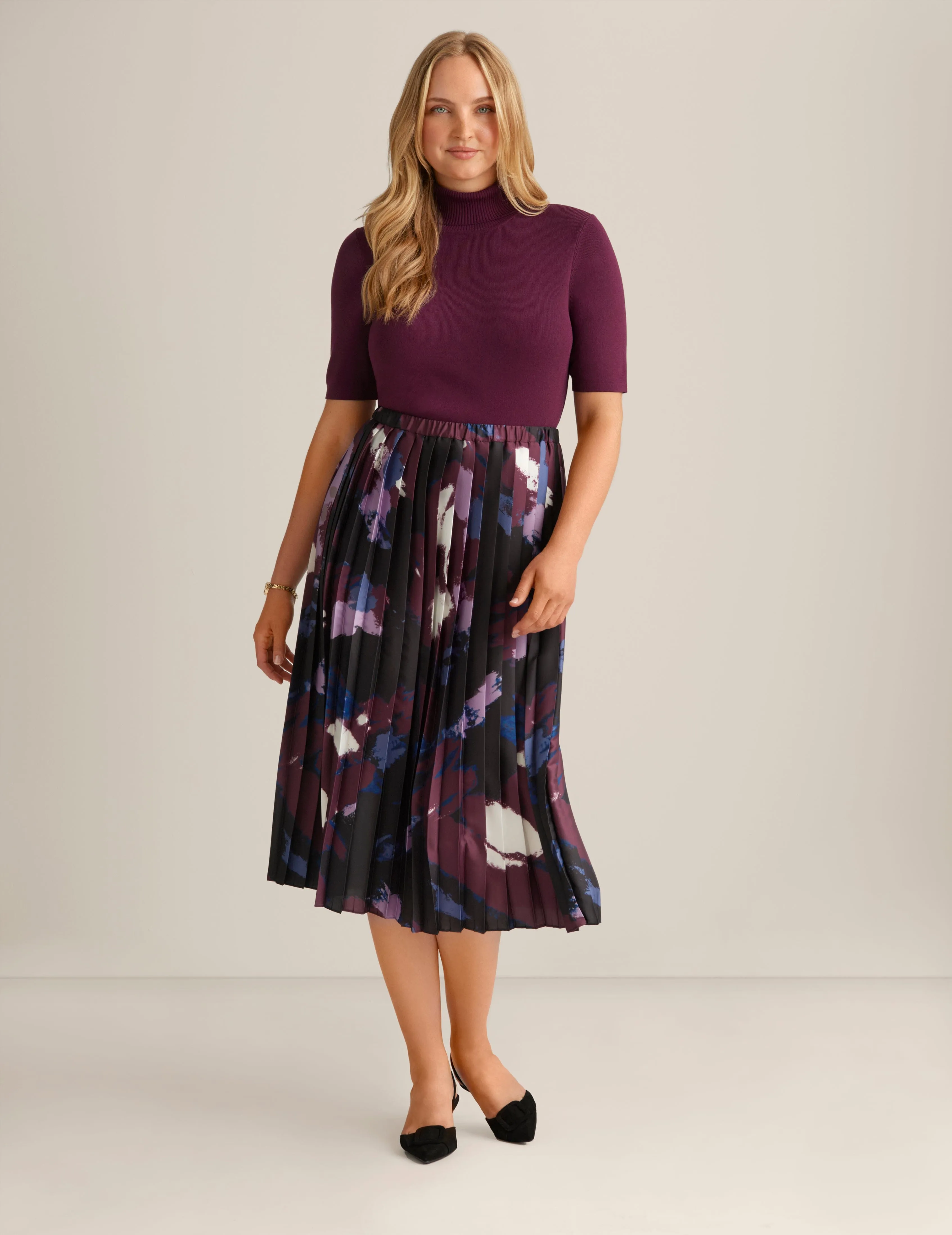 Pull On Pleated Skirt - Sale sold by Anne Klein