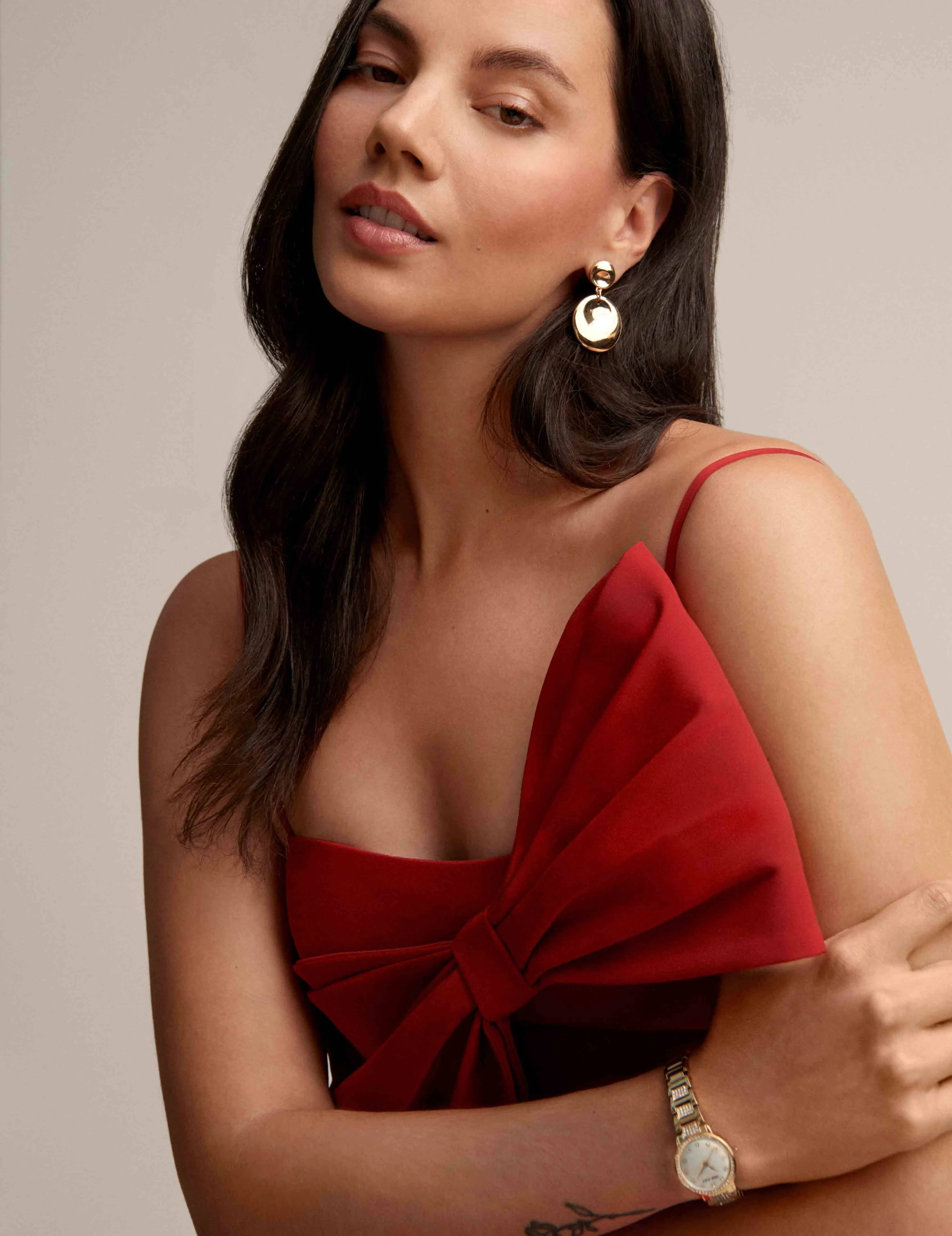 A Line Midi With Bow Bodice - Sale sold by Anne Klein product image thumbnail 4