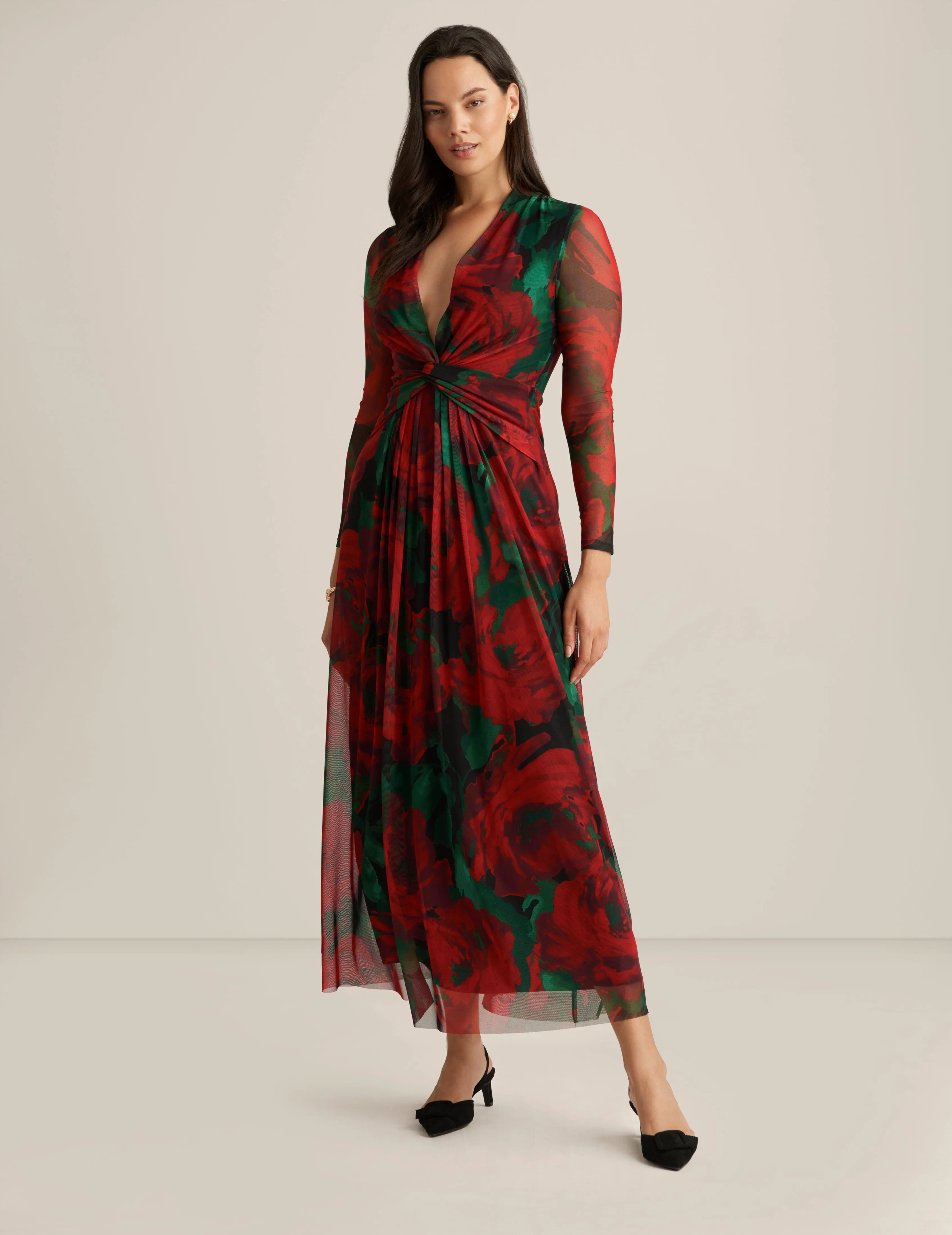 Twist Front Maxi Dress - Sale sold by Anne Klein product image thumbnail 2