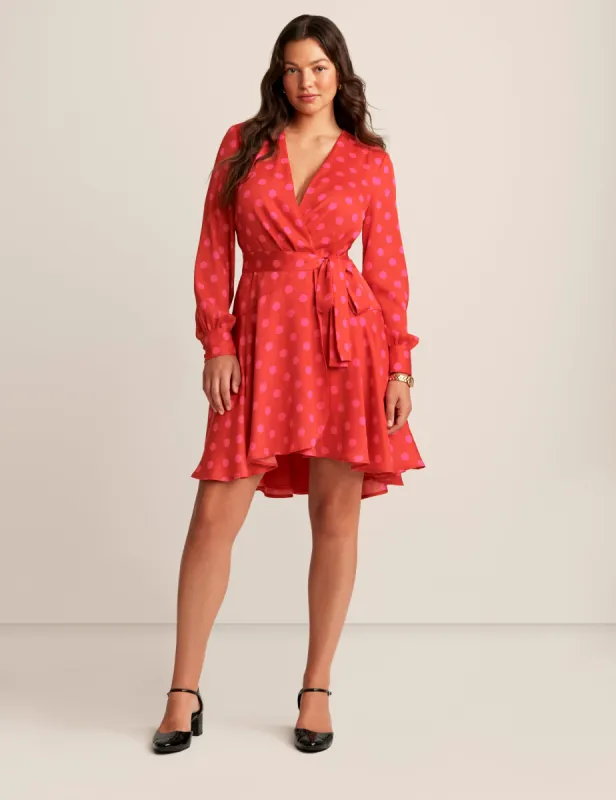 A Line Wrap Dress sold by Anne Klein