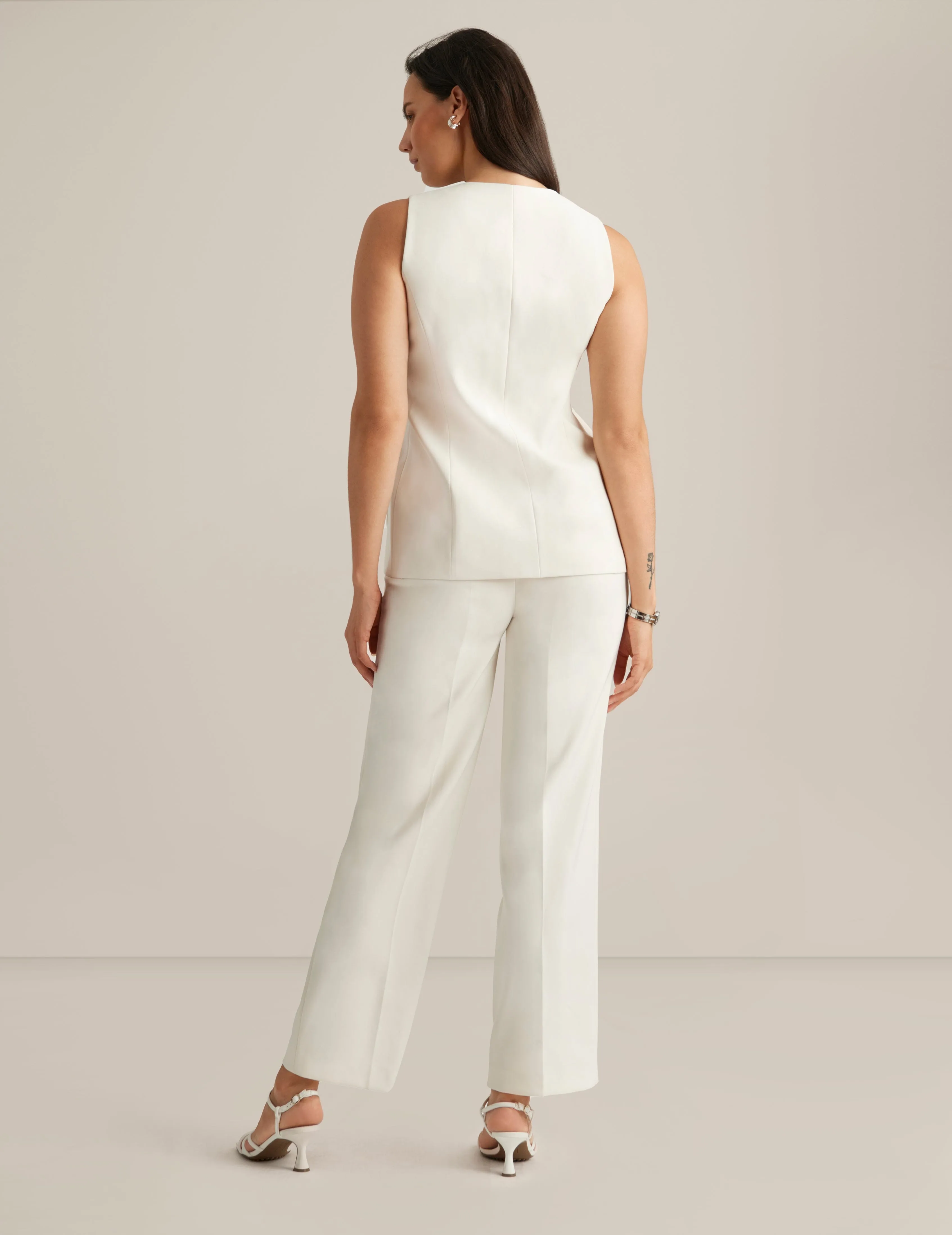 Anne Stretch Five Button Vest sold by Anne Klein product image thumbnail 2