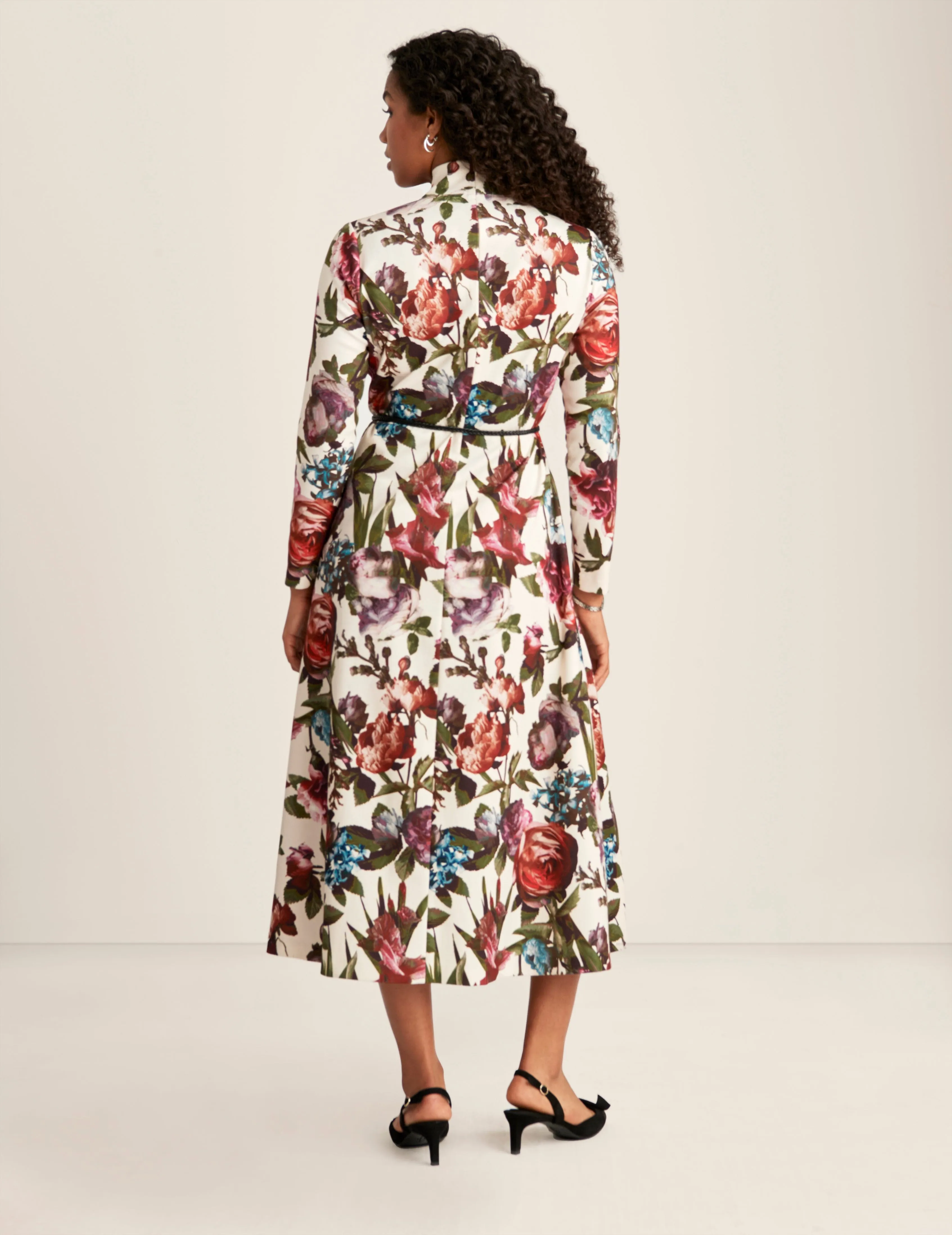 Mock Neck Printed Midi Dress - Sale sold by Anne Klein product image thumbnail 2