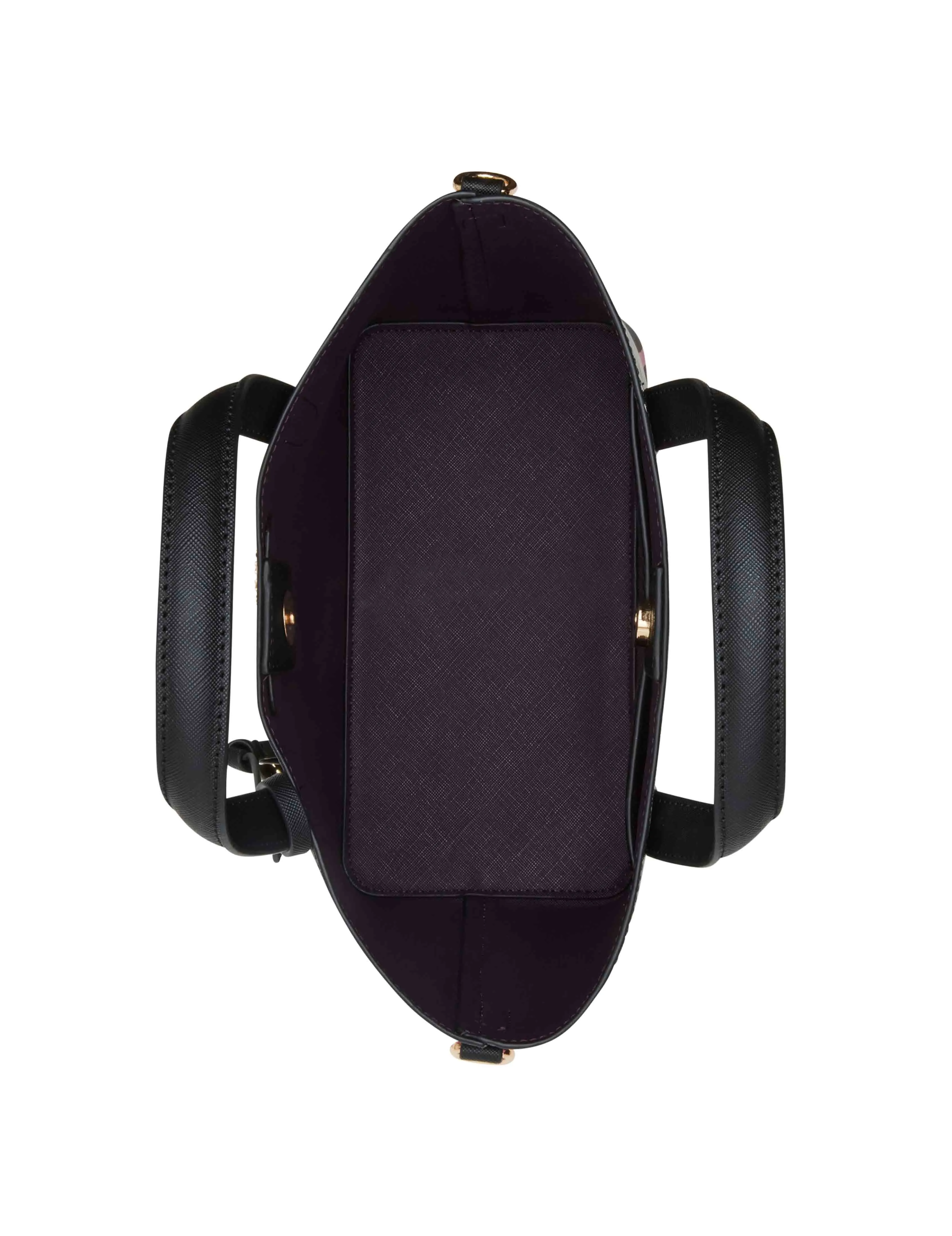 Bonded Mini Dark Floral Tote sold by Anne Klein product image thumbnail 2