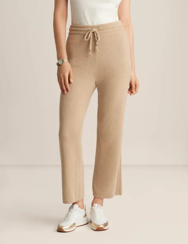Wide Leg Sweater Pant Side Rib made by Kasper