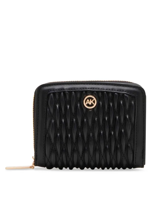 Small Ruched Quilted Wallet sold by Anne Klein