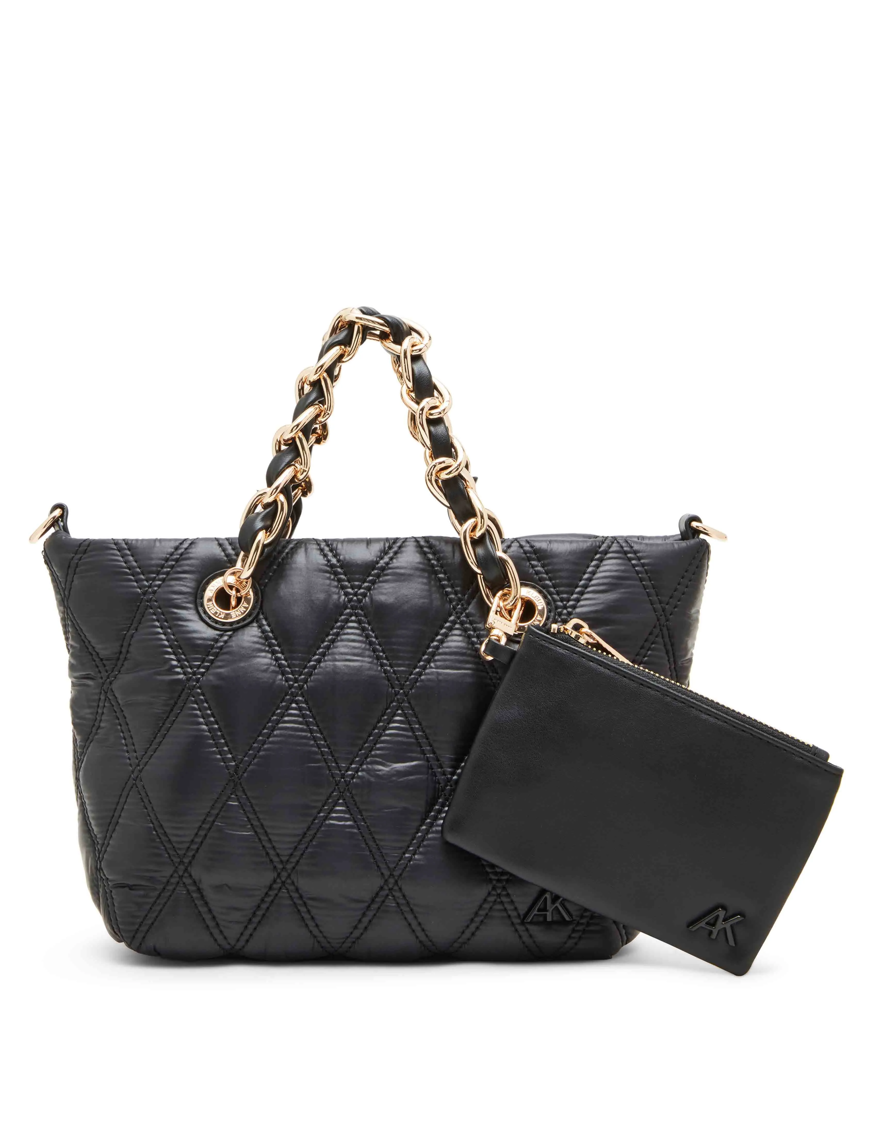 Small Quilt Nylon Tote & Detachable Strap sold by Anne Klein