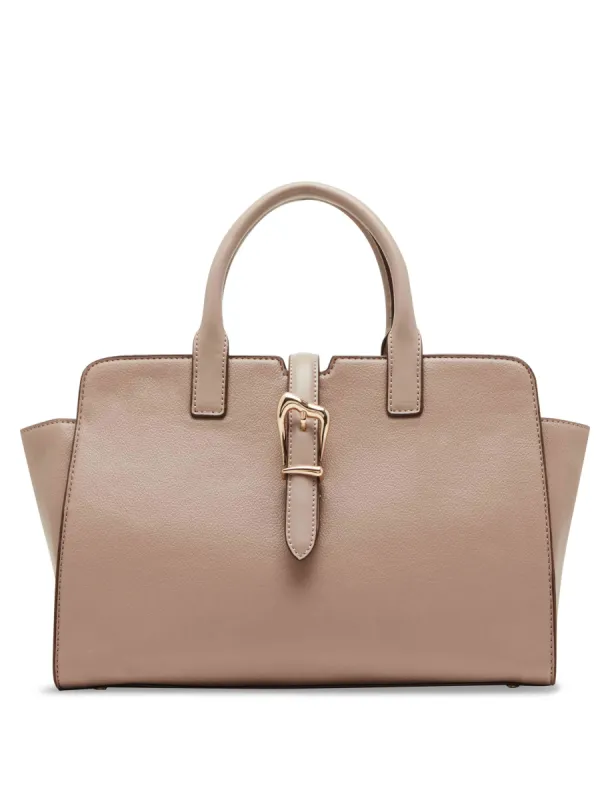 Sculpted Buckle Satchel & Detachable Strap sold by Anne Klein