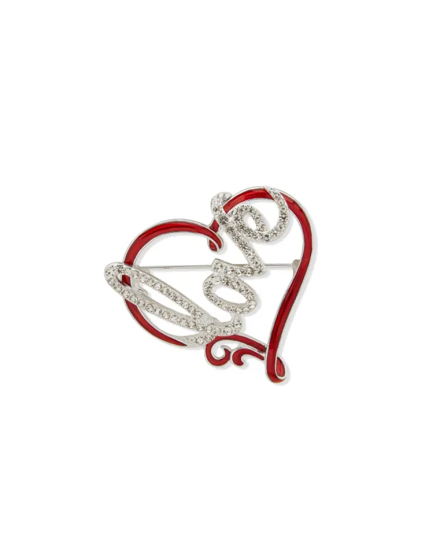 Red Heart Pin sold by Anne Klein