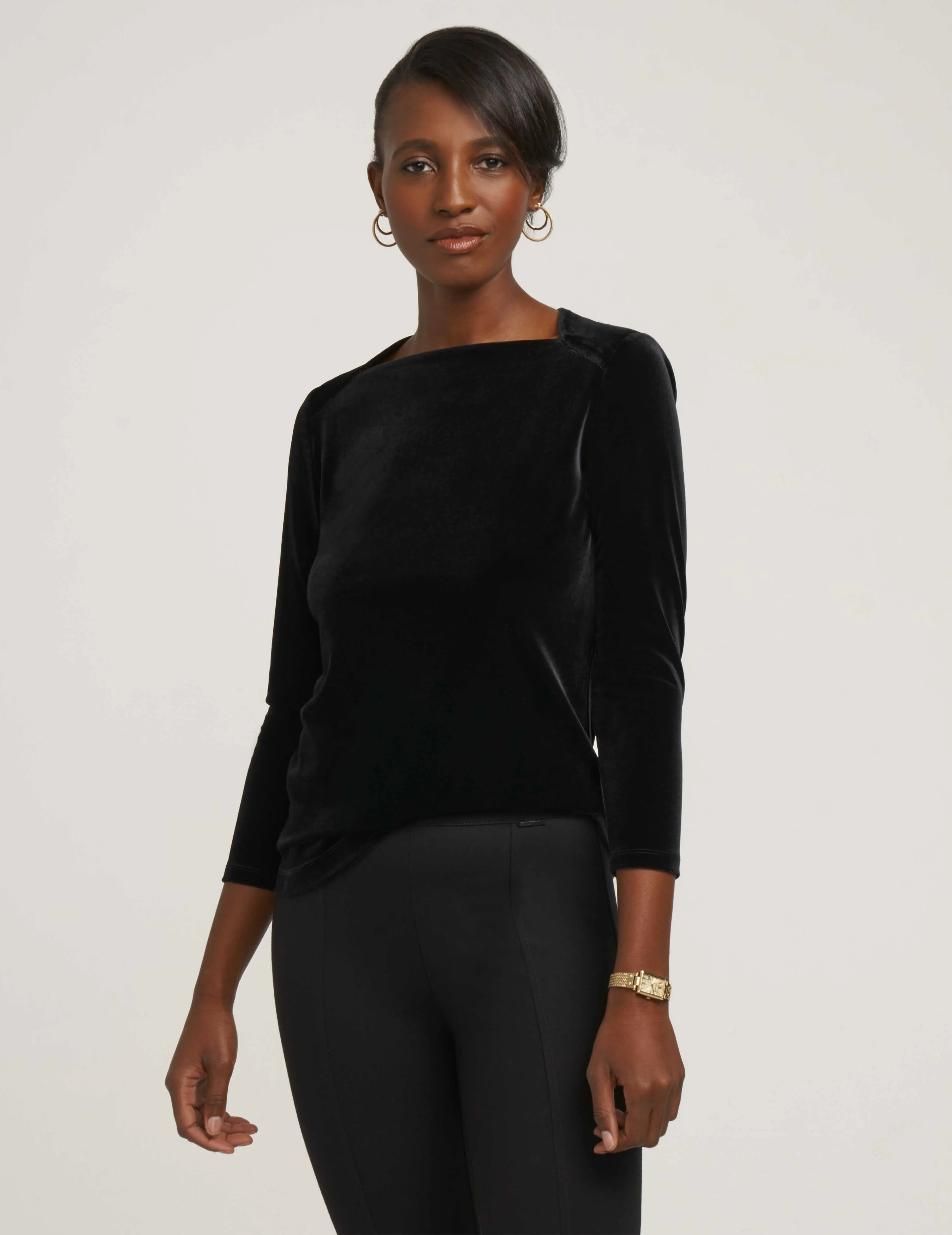 Velour Envelope Top- Sale sold by Anne Klein product image thumbnail 2