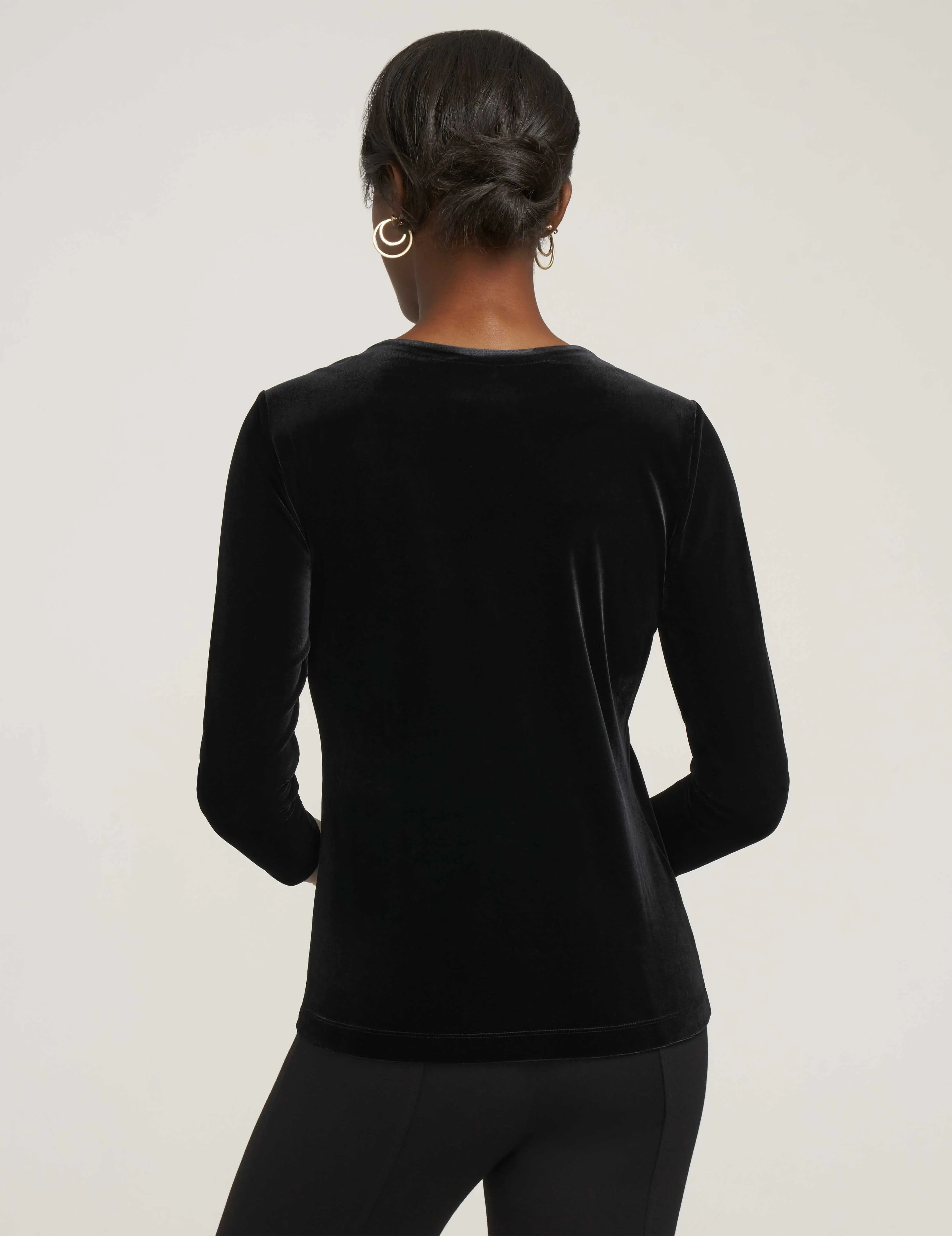 Velour Envelope Top- Sale sold by Anne Klein product image thumbnail 3