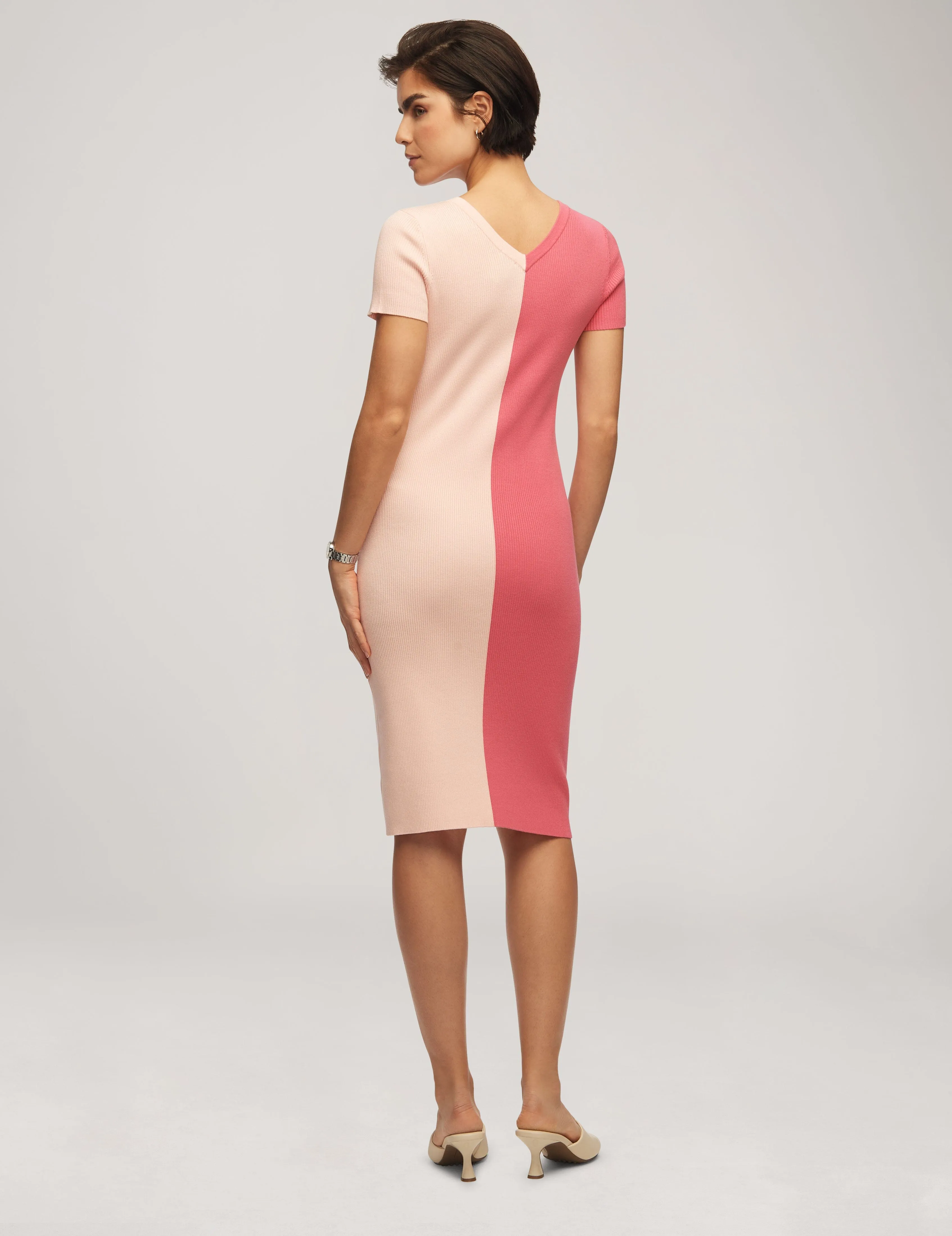 Half/Half Rib Sweater Dress- Sale sold by Anne Klein product image thumbnail 2