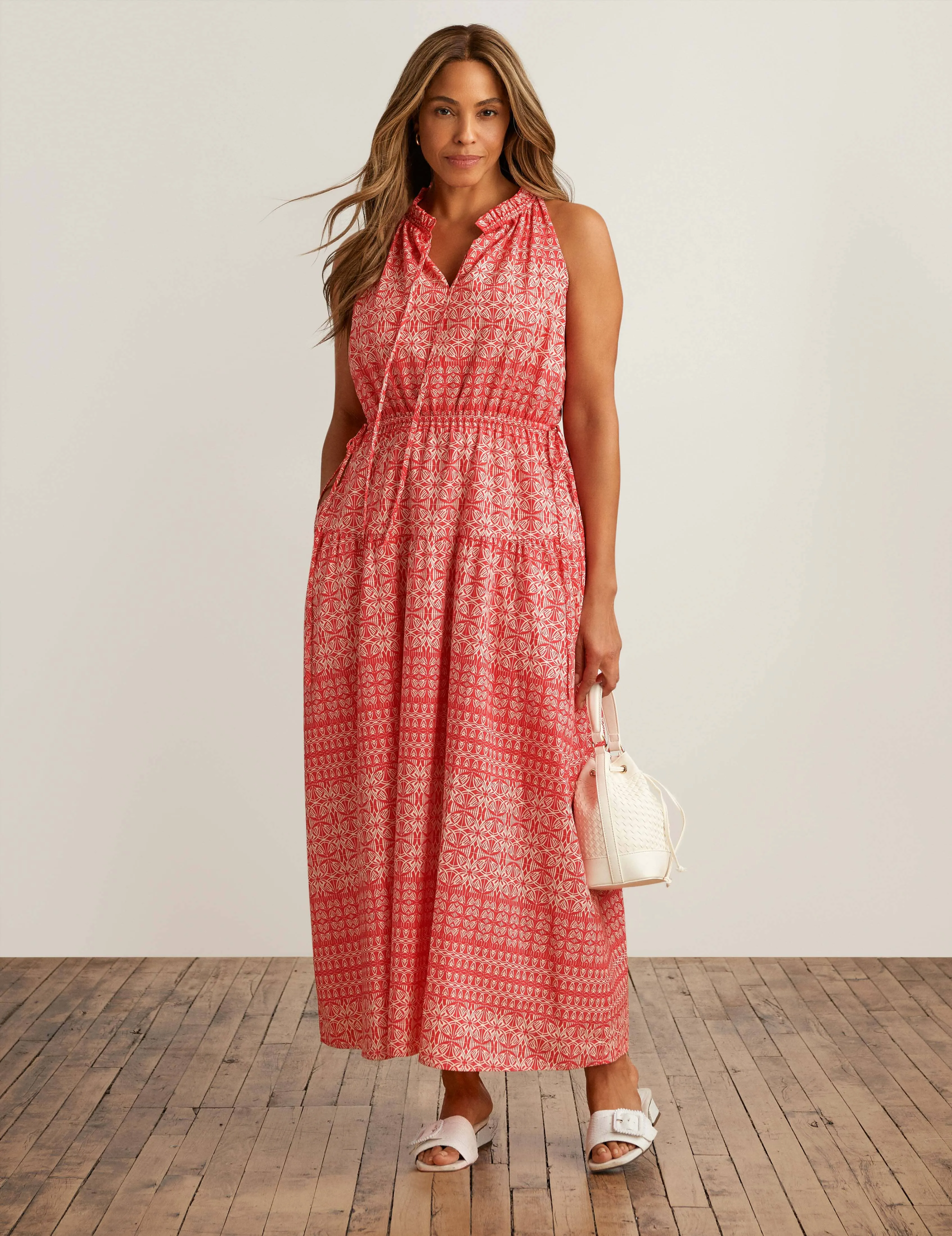 Drawstring Maxi Dress - Sale sold by Anne Klein
