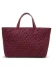 Large East West Ruched Tote with Detachable Crossbody Strap sold by Anne Klein