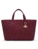 Large East West Ruched Tote with Detachable Crossbody Strap sold by Anne Klein